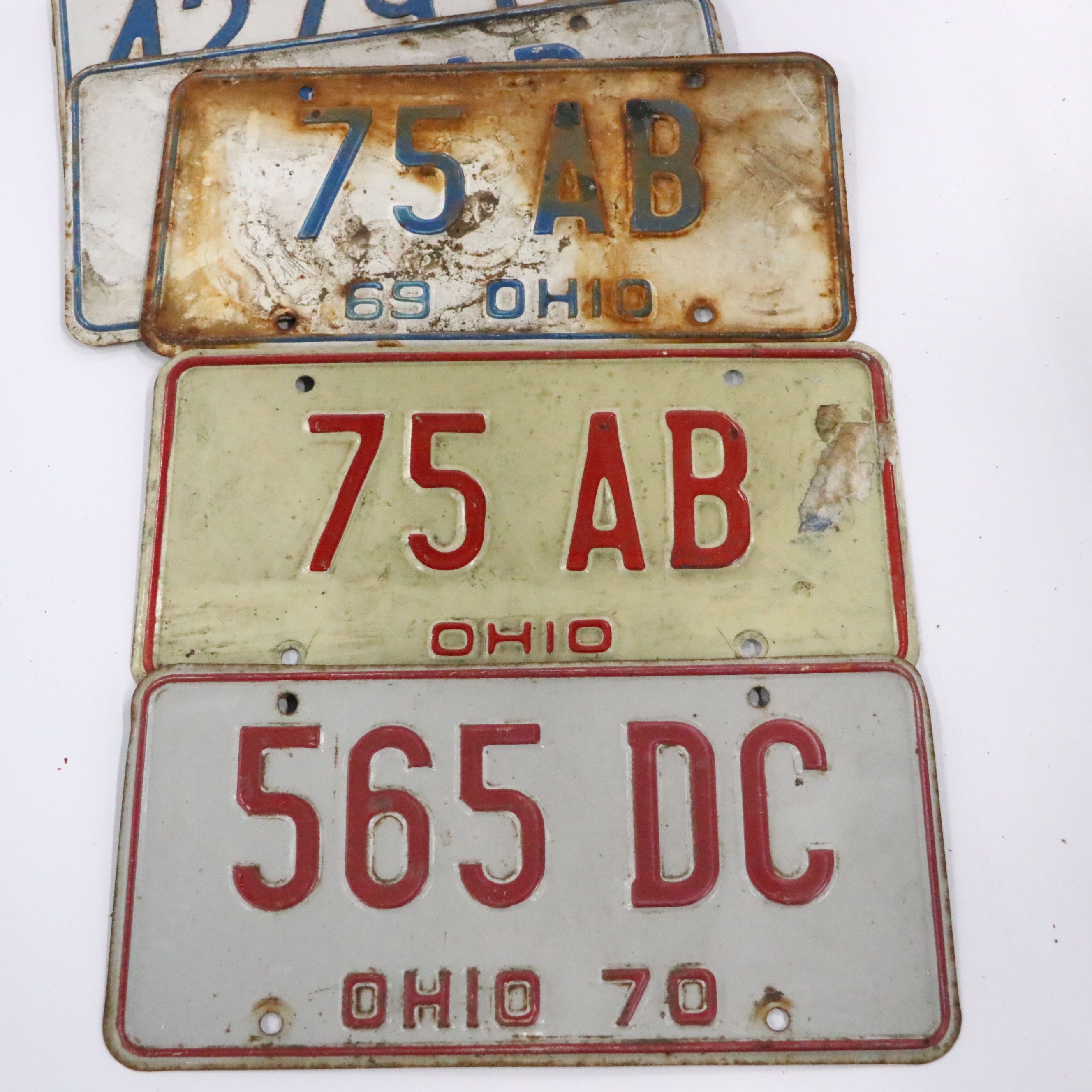 Ohio Automotive License Plates, 1965-1977