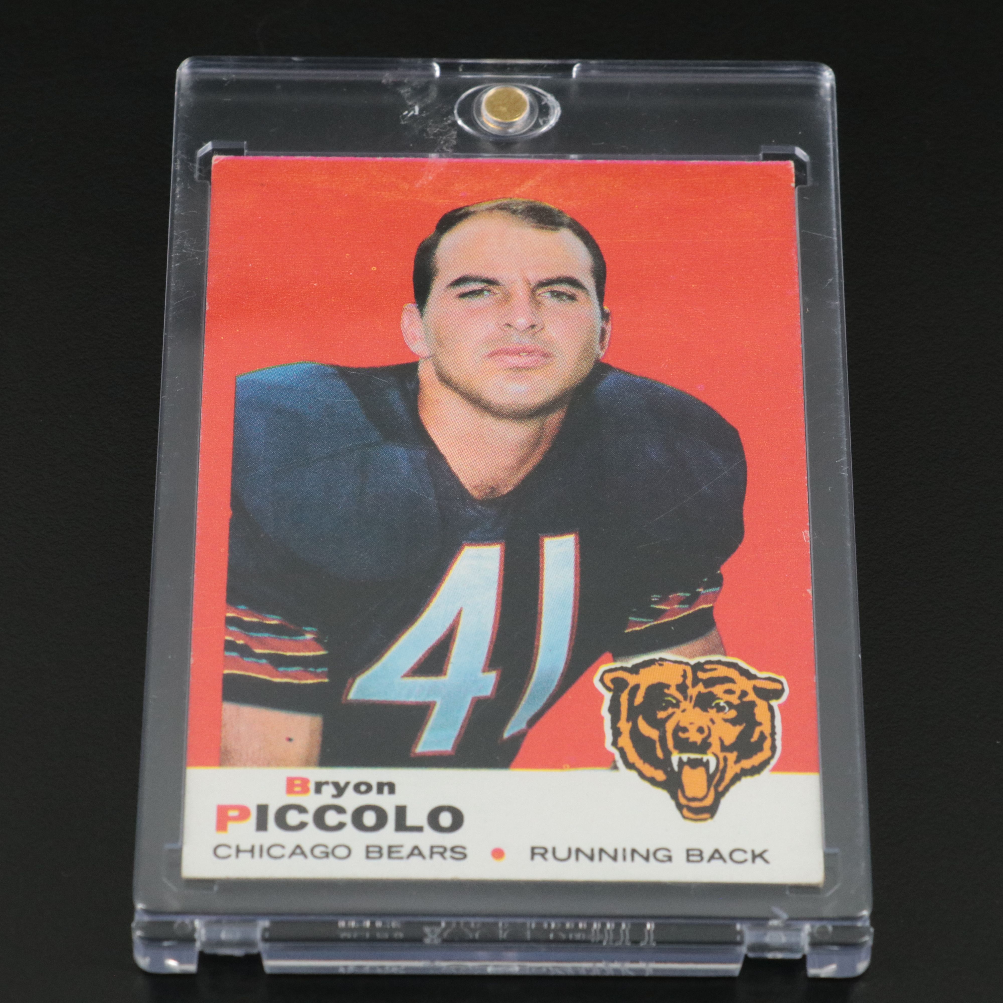 1969 Topps Brian Piccolo and Larry Csonka Rookie Football Cards