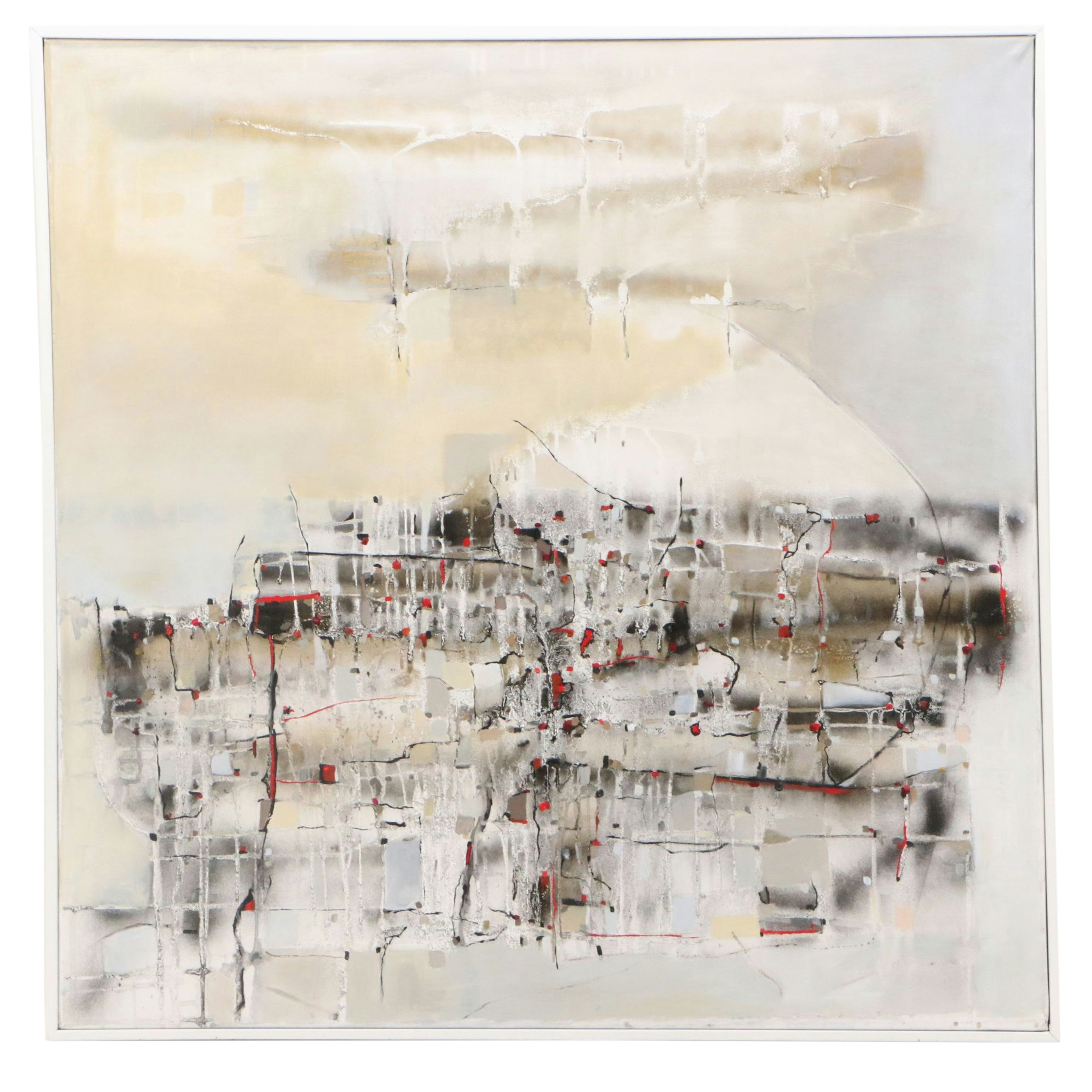 Betina Levin Abstract Oil Painting, 2007