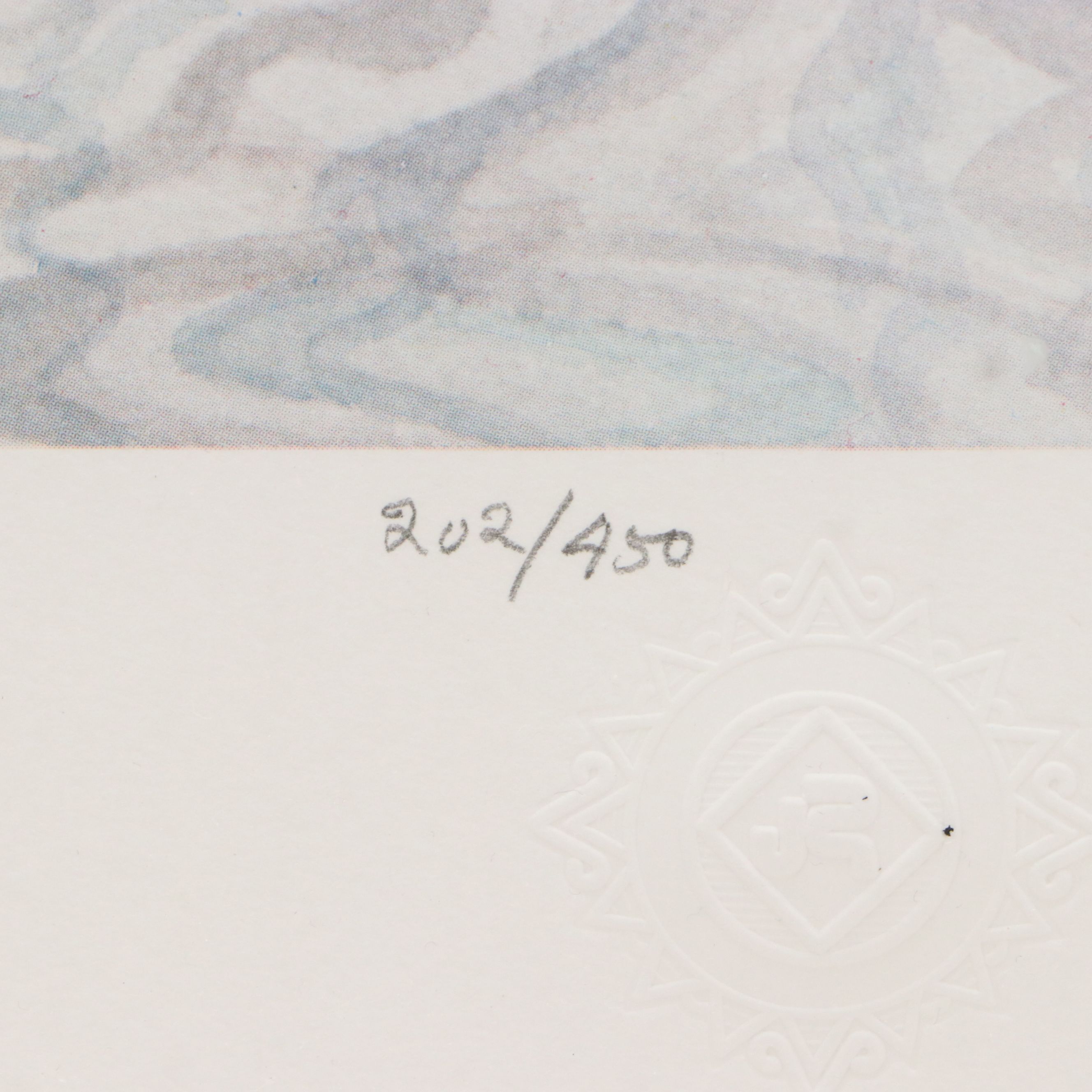 John Ramos Offset Lithograph "The Bath," 1985