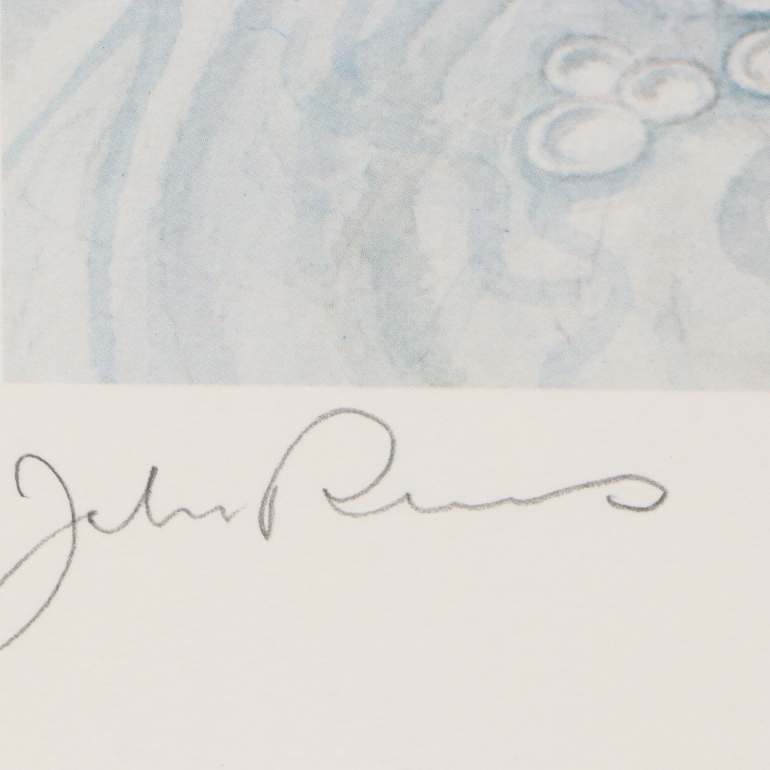 John Ramos Offset Lithograph "The Bath," 1985