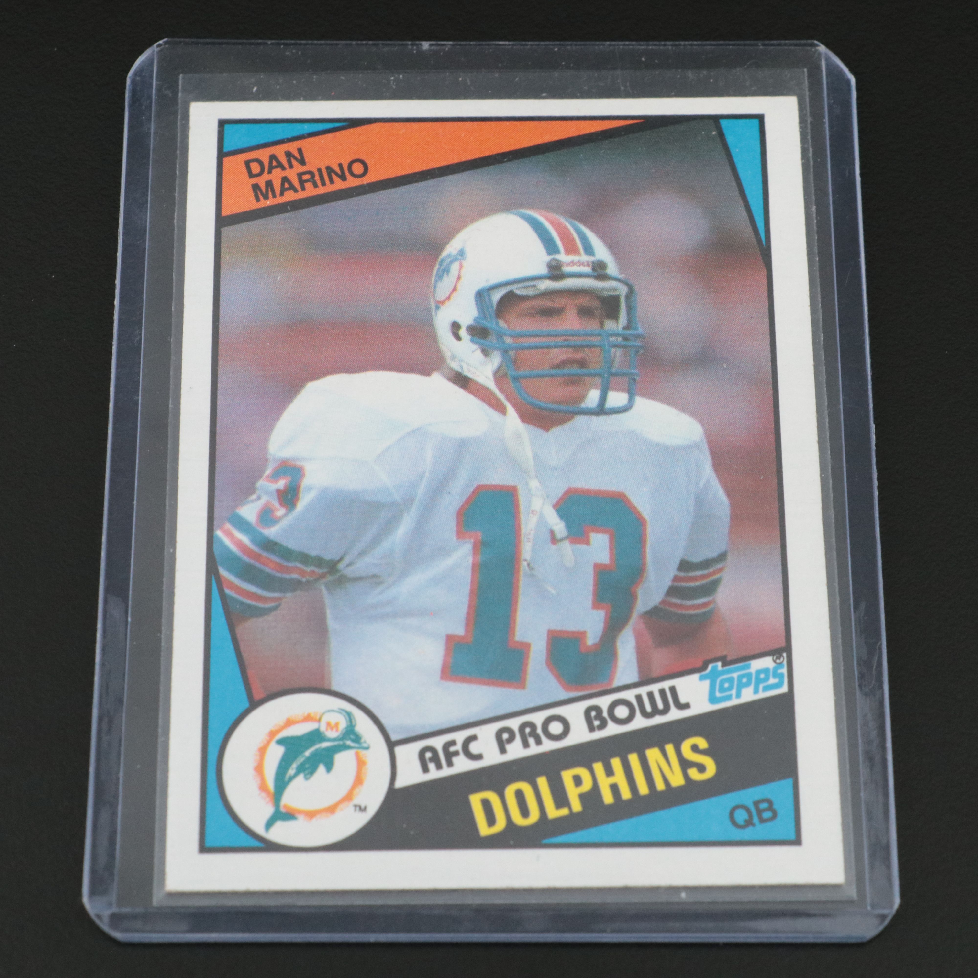 1984 Topps Dan Marino Miami Dolphins Rookie Football Cards