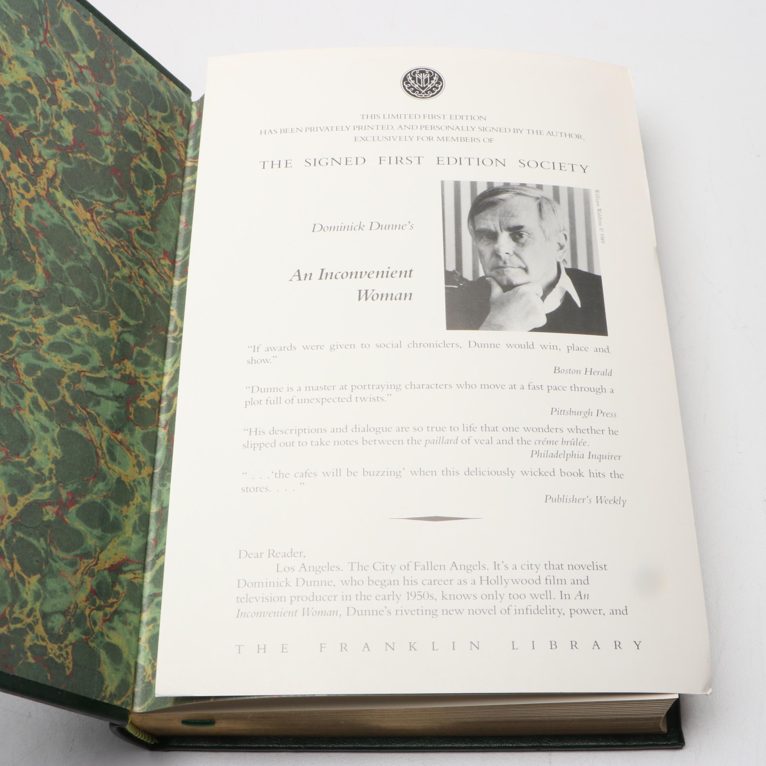 Signed First Edition "A Dangerous Woman" by Mary McGarry Morris and More