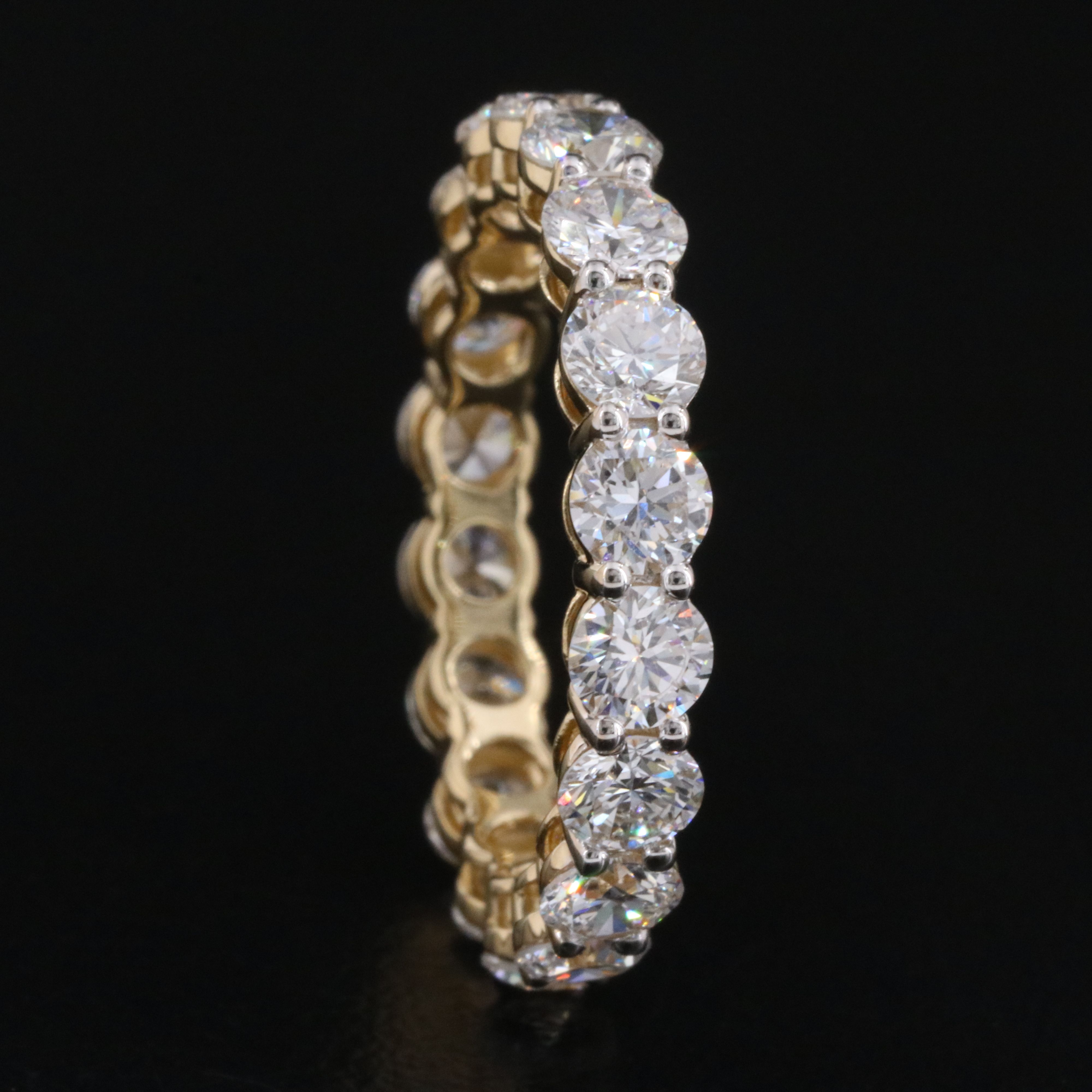 14K 3.33 CTW Lab Grown Diamond Eternity Band