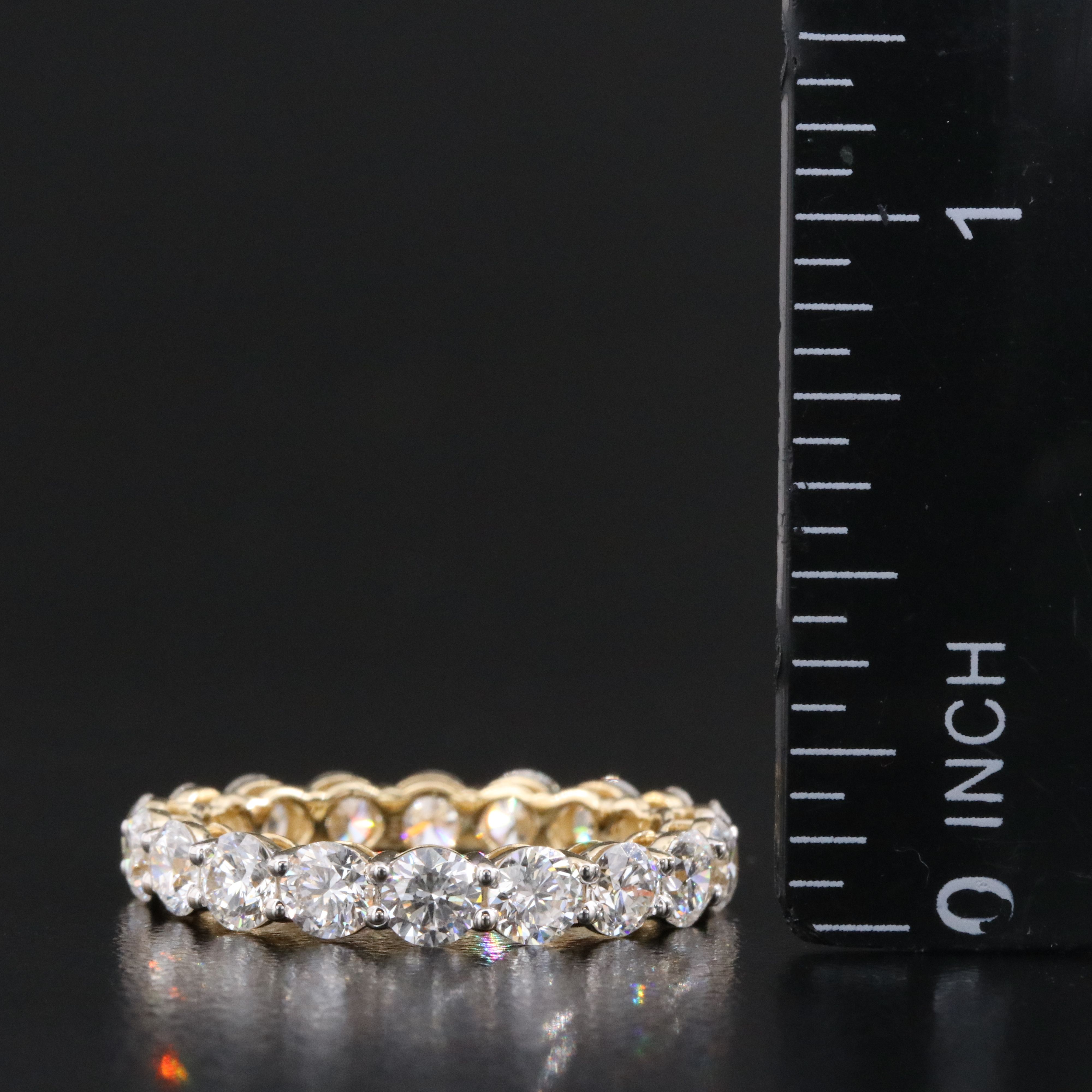 14K 3.33 CTW Lab Grown Diamond Eternity Band