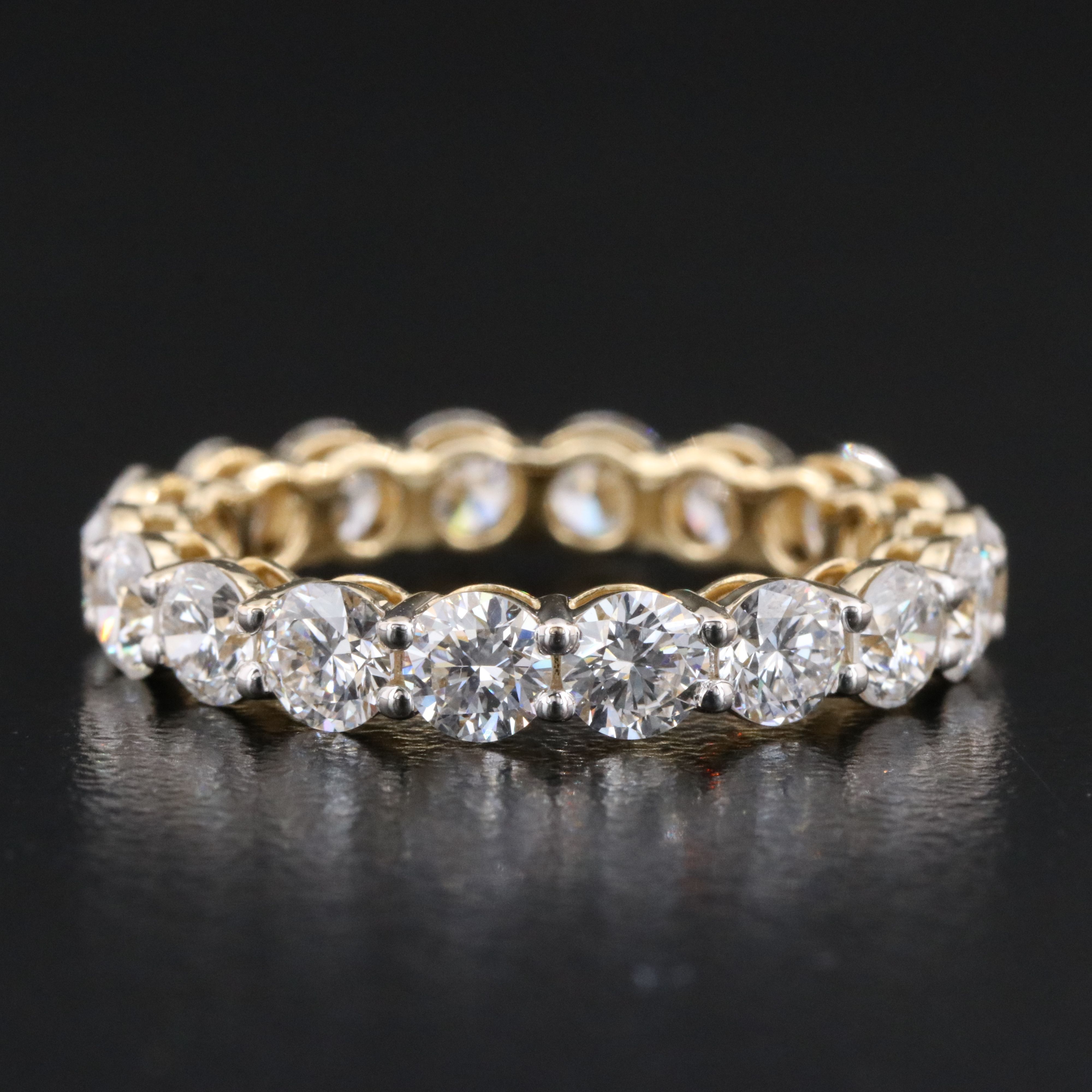 14K 3.33 CTW Lab Grown Diamond Eternity Band