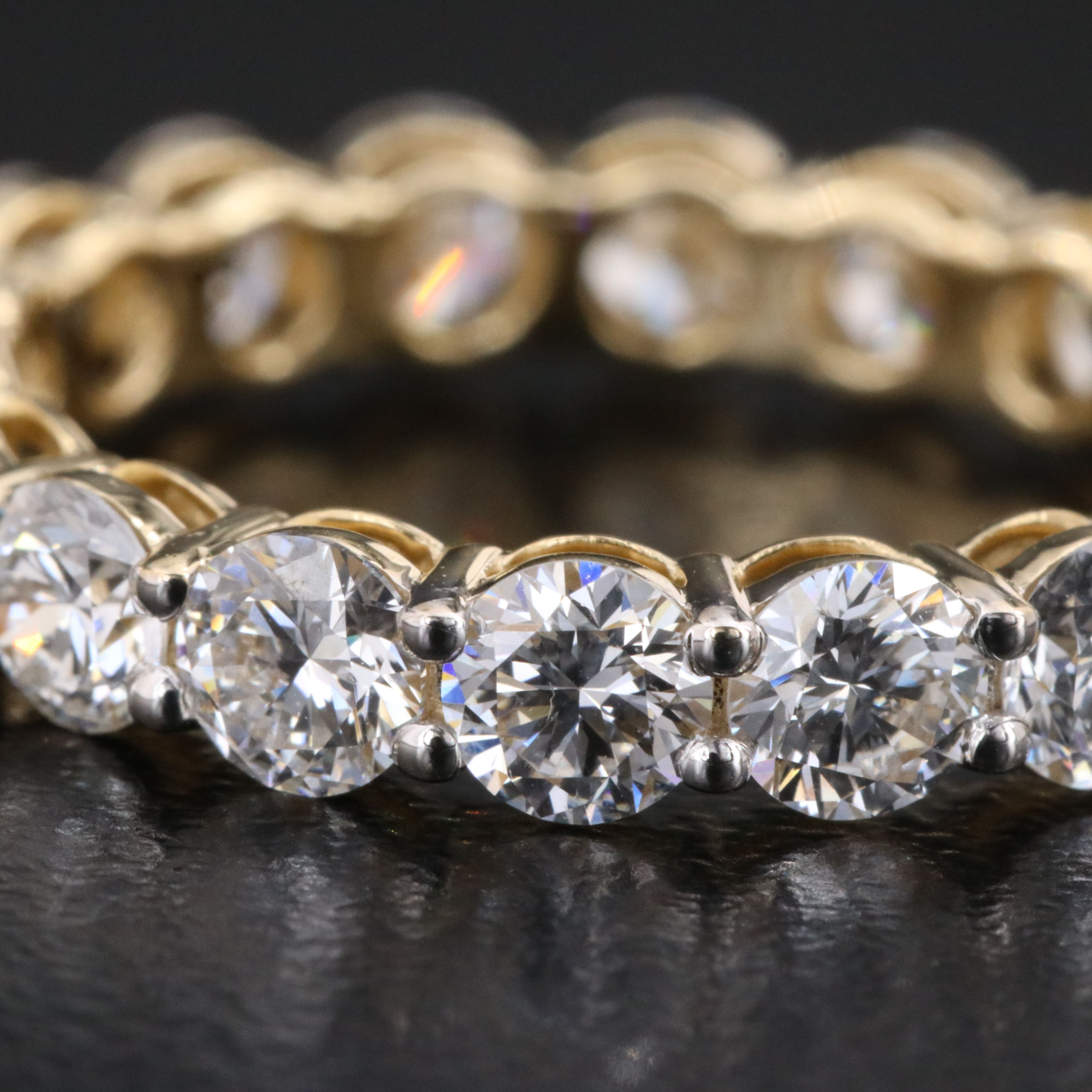 14K 3.33 CTW Lab Grown Diamond Eternity Band
