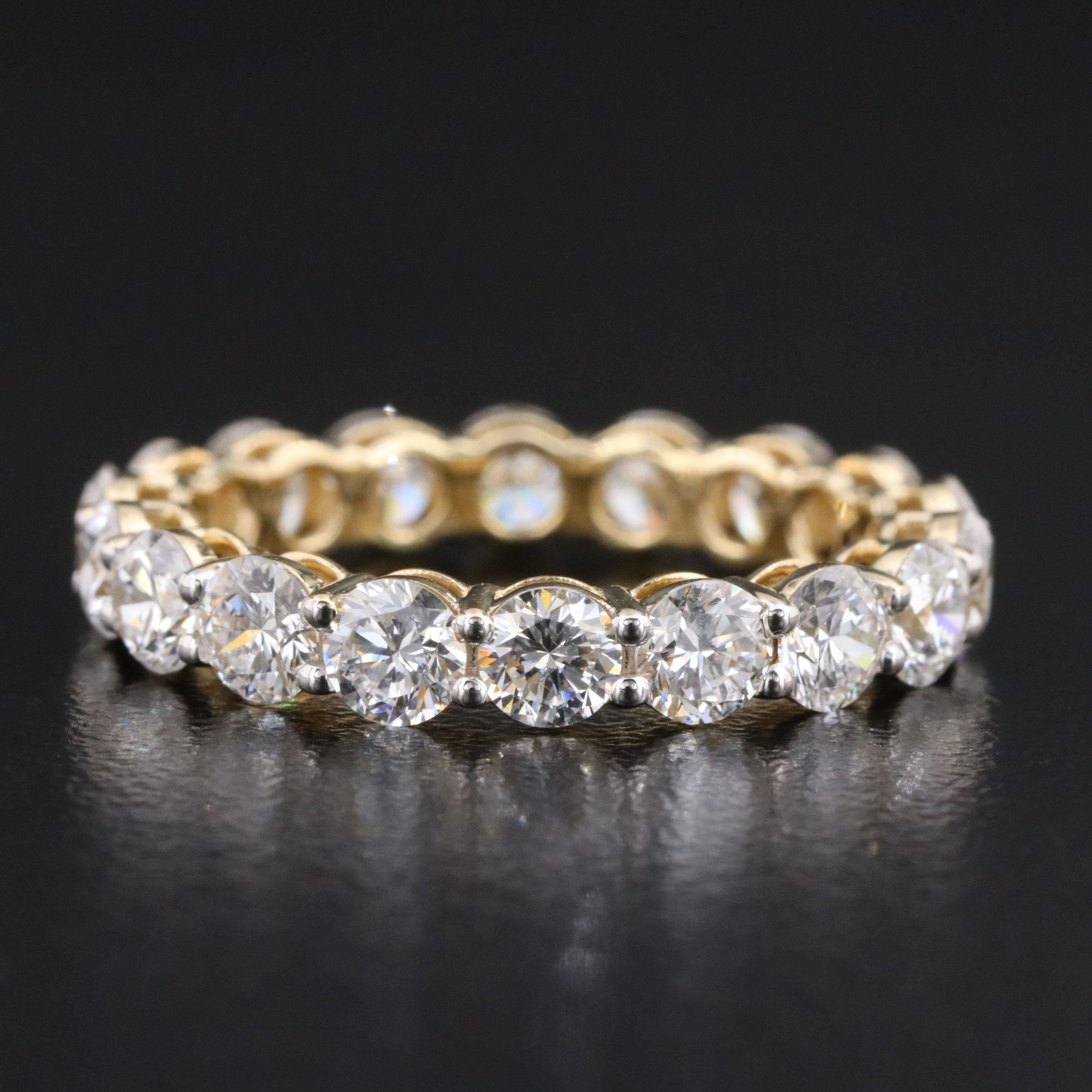 14K 3.33 CTW Lab Grown Diamond Eternity Band