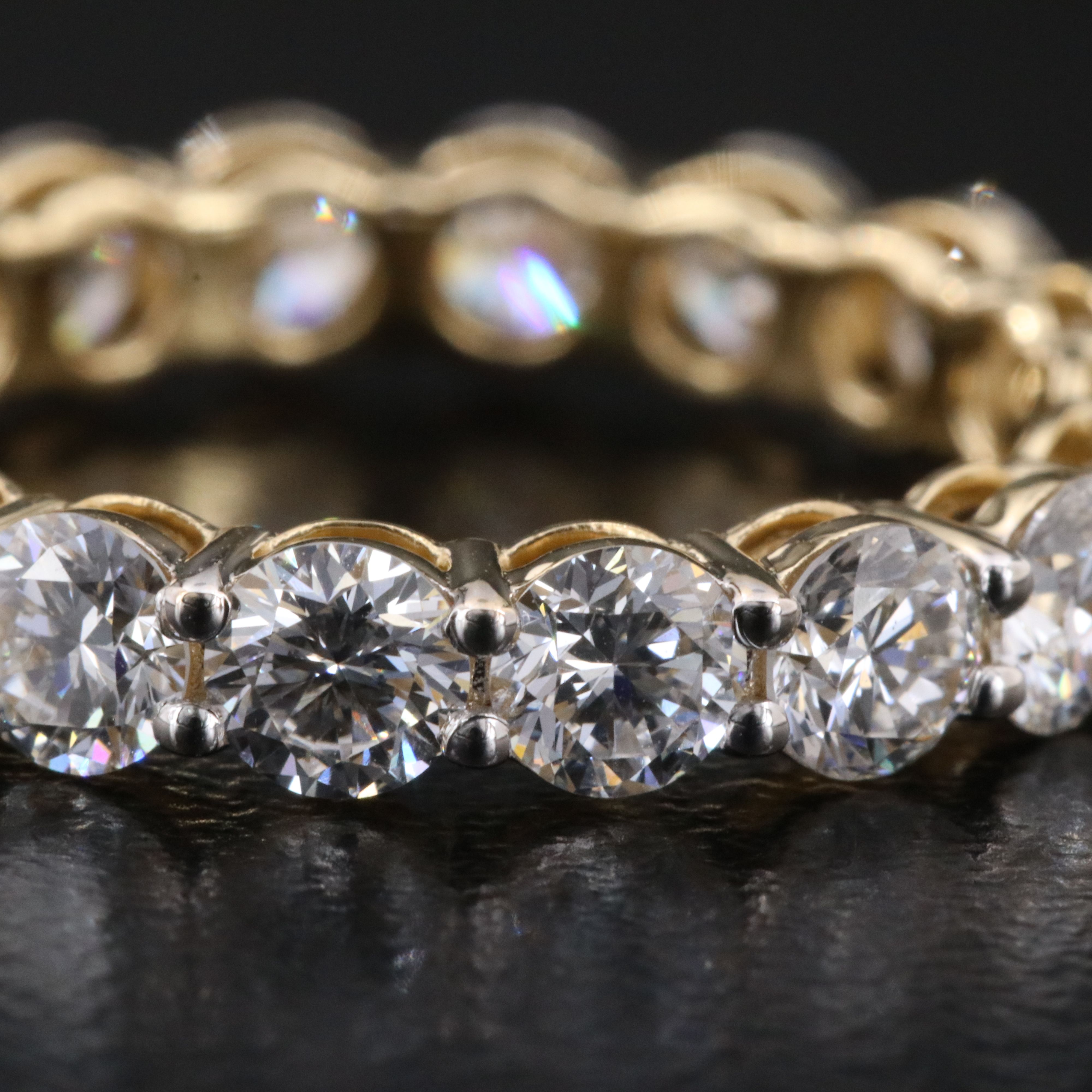 14K 3.33 CTW Lab Grown Diamond Eternity Band