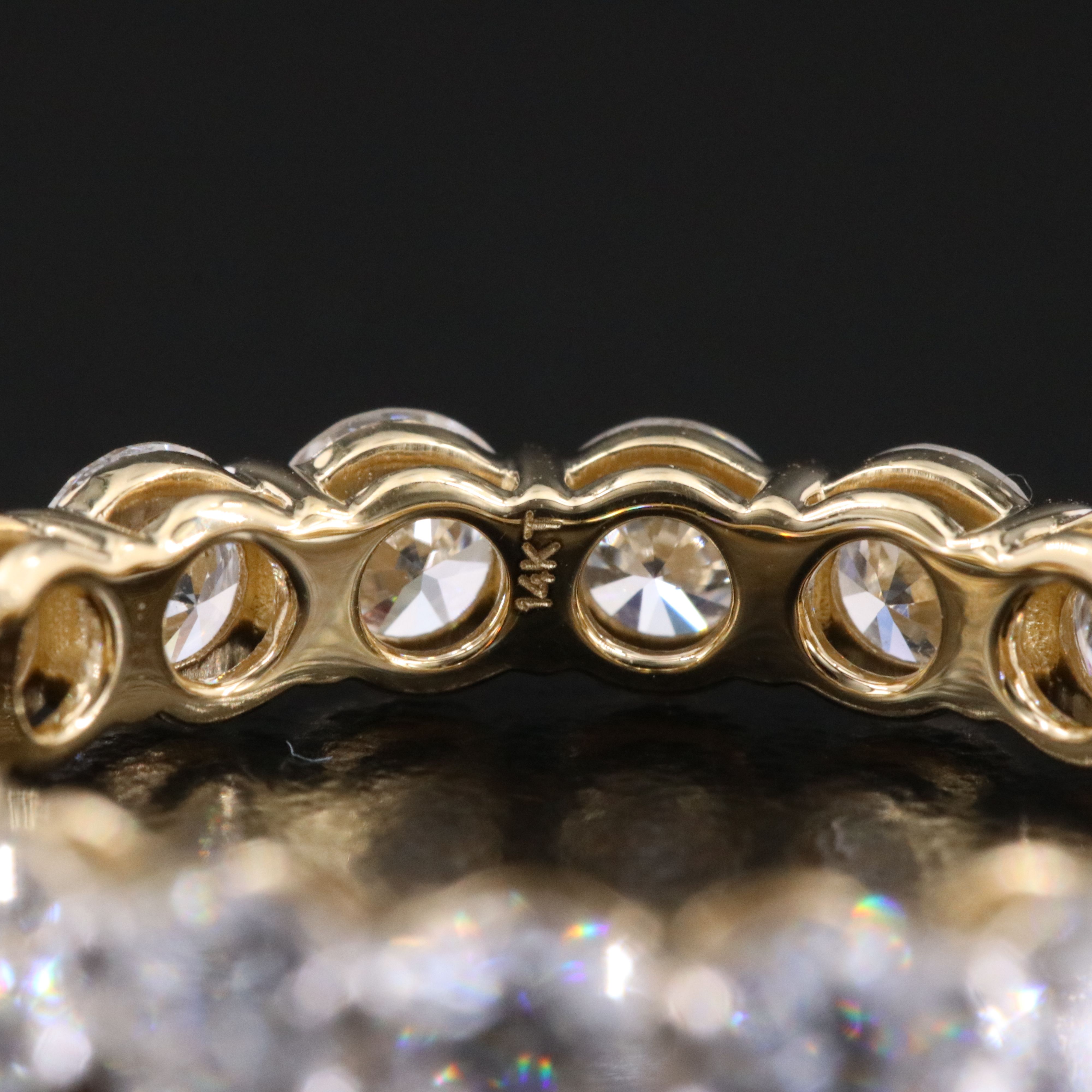 14K 3.33 CTW Lab Grown Diamond Eternity Band