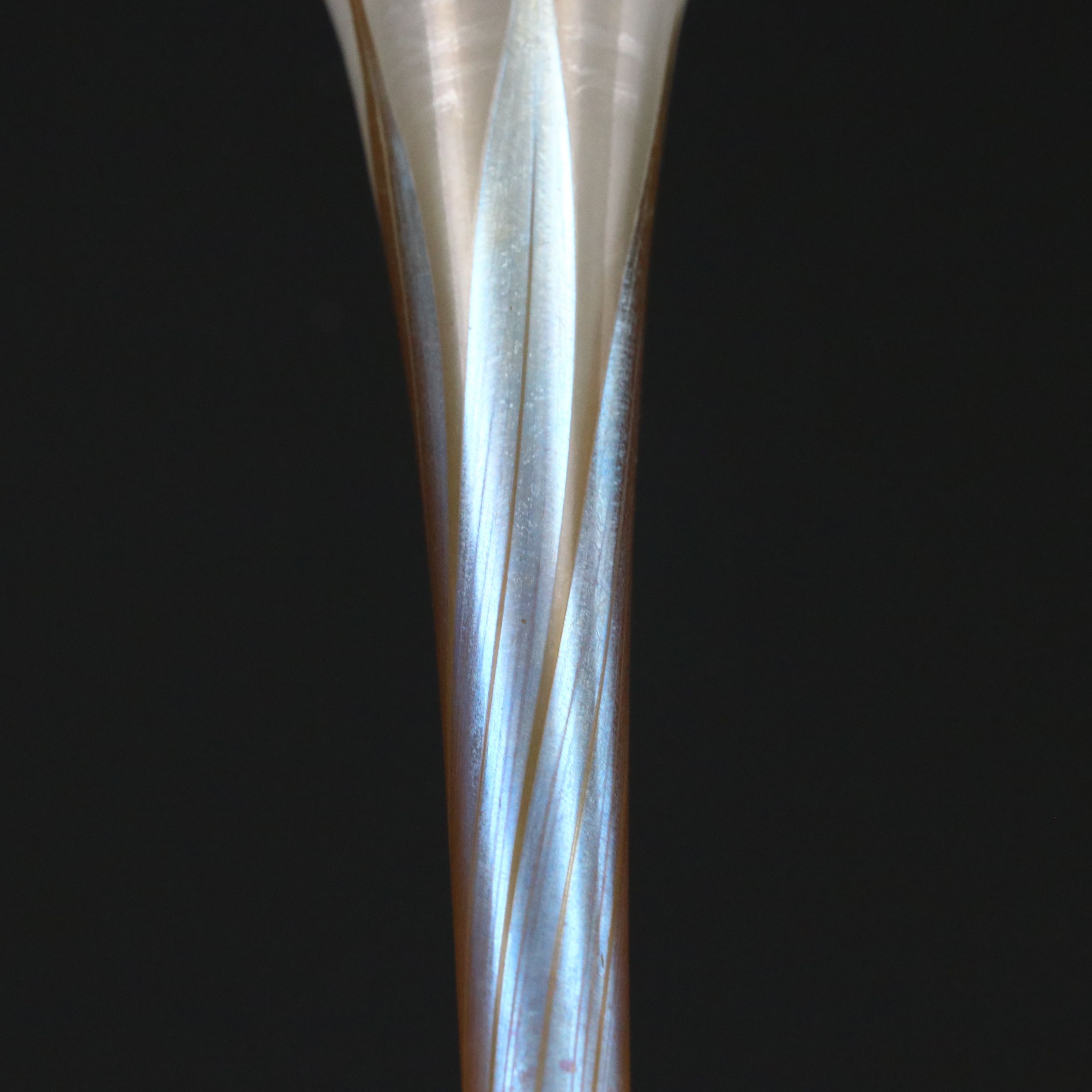 Louis Comfort Tiffany Favrile Pulled Feather Vase