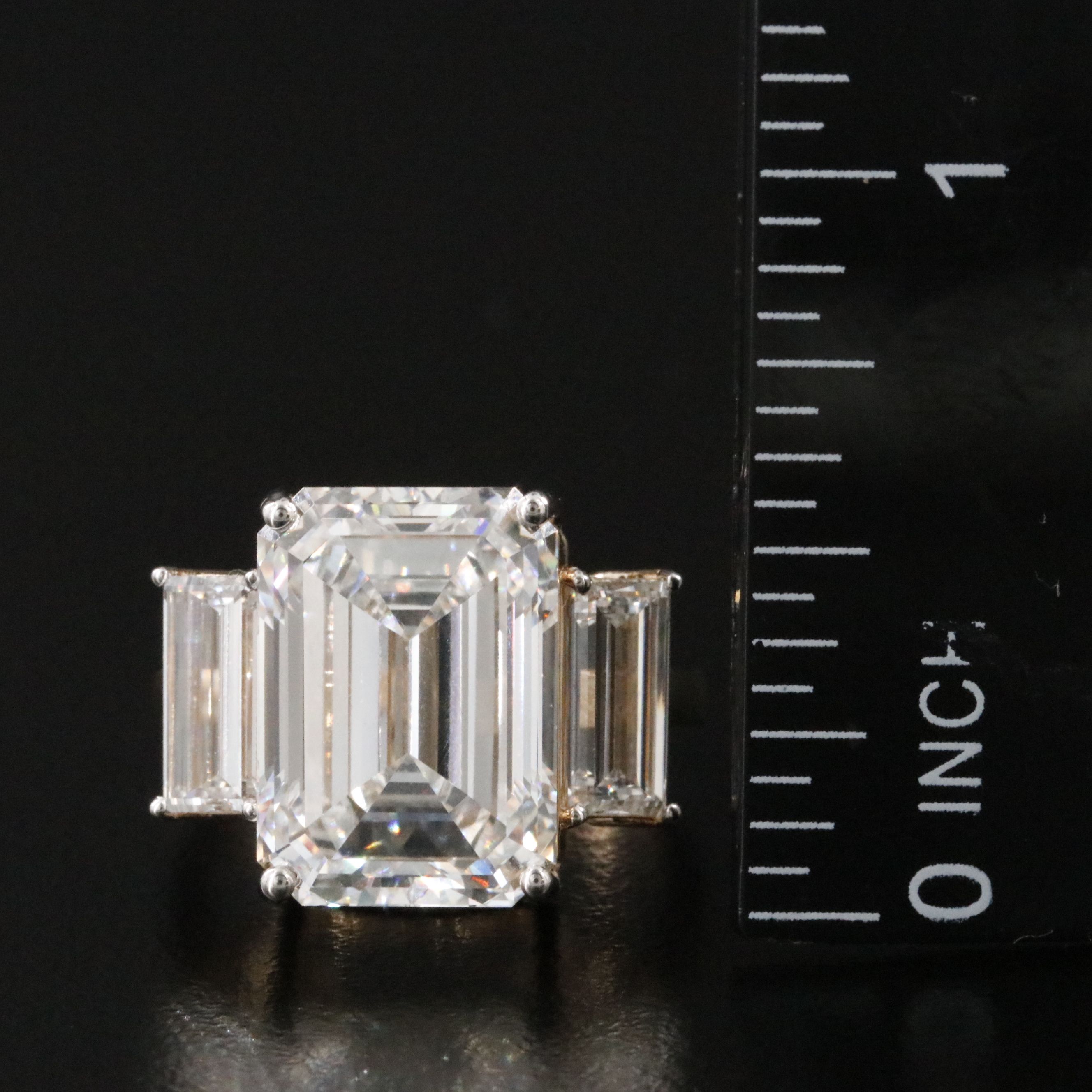 18K 10.77 CTW Lab Grown Diamond Ring with IGI Report