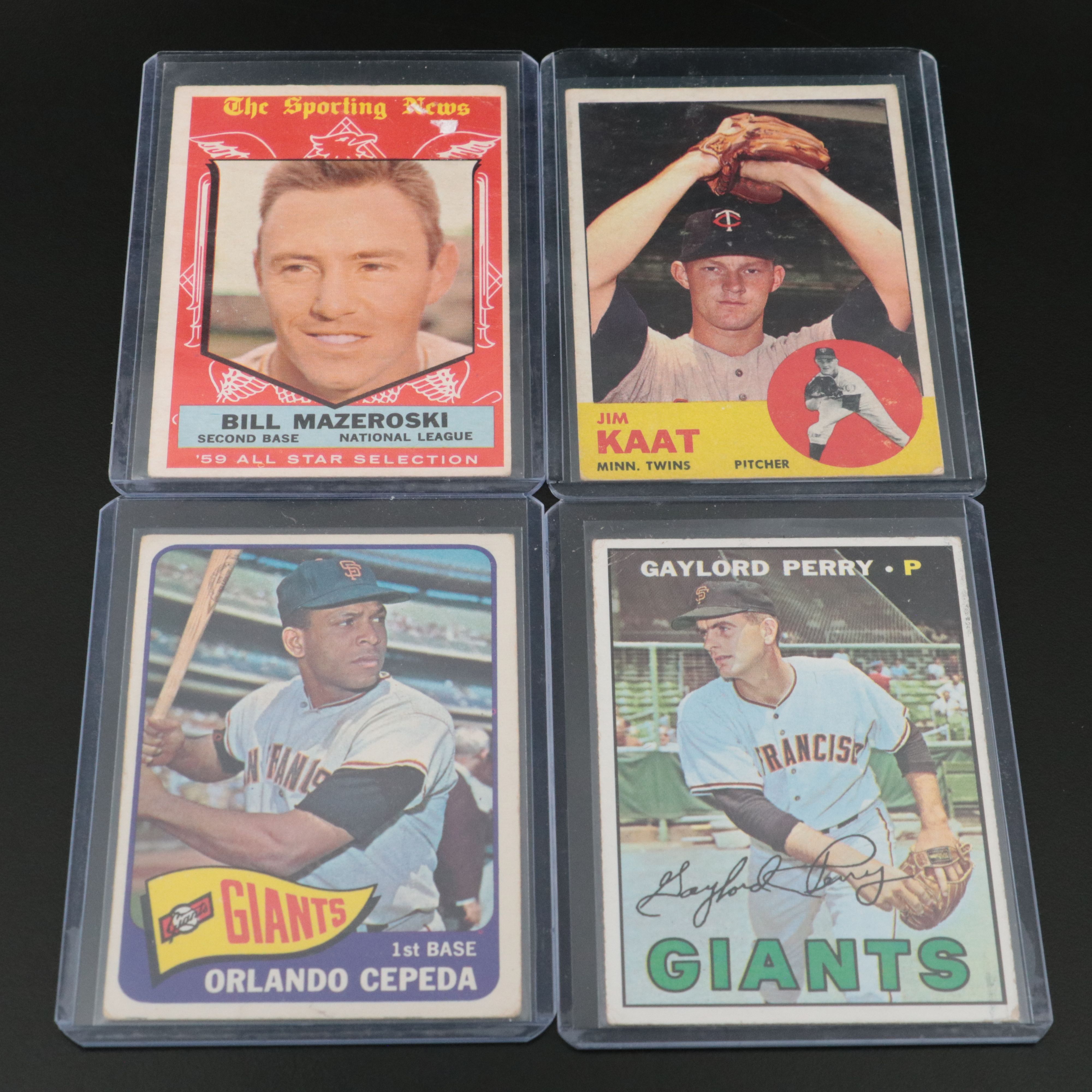 Topps Baseball Cards Featuring Brooks Robinson, Willie Stargell, and More