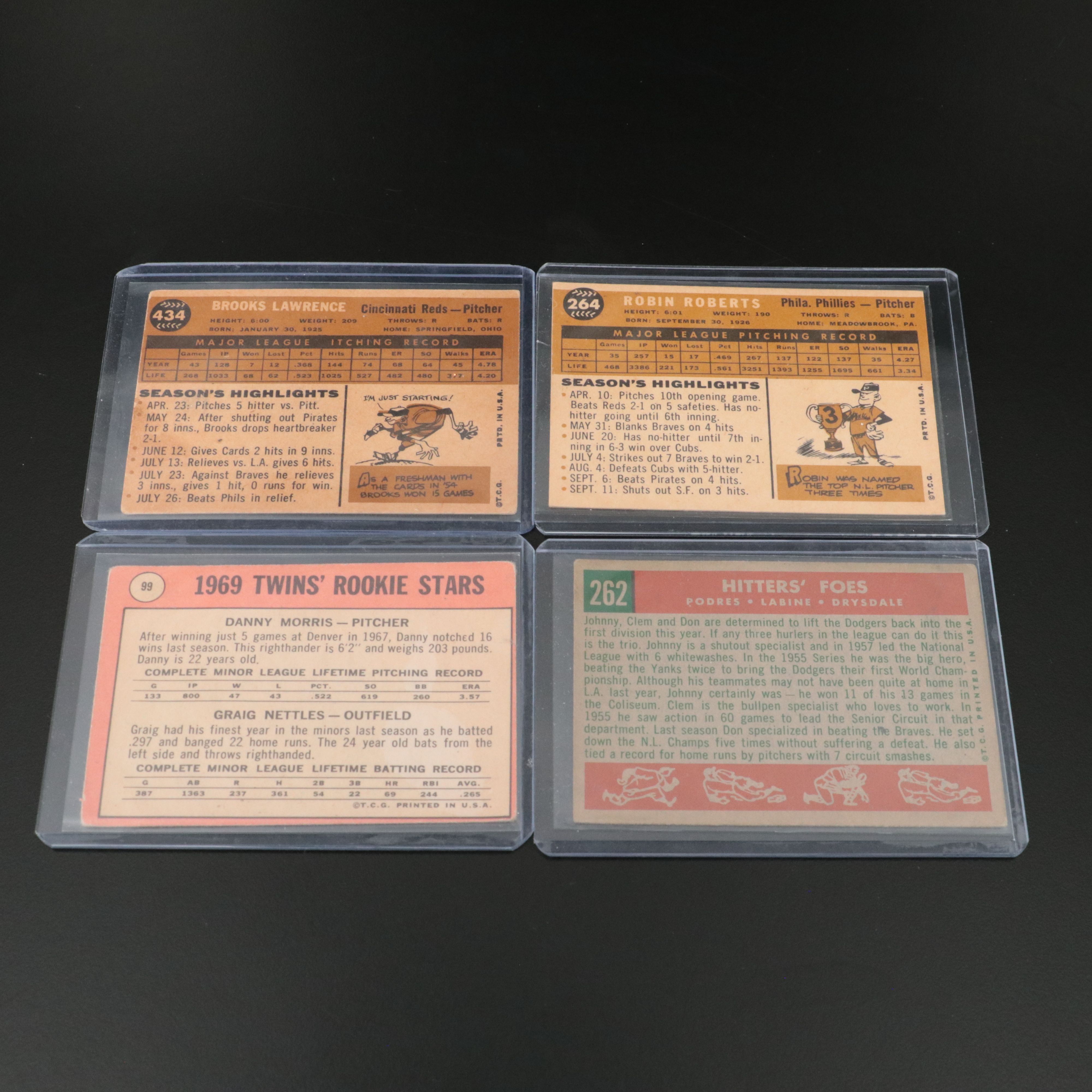 Topps Baseball Cards Featuring Brooks Robinson, Willie Stargell, and More