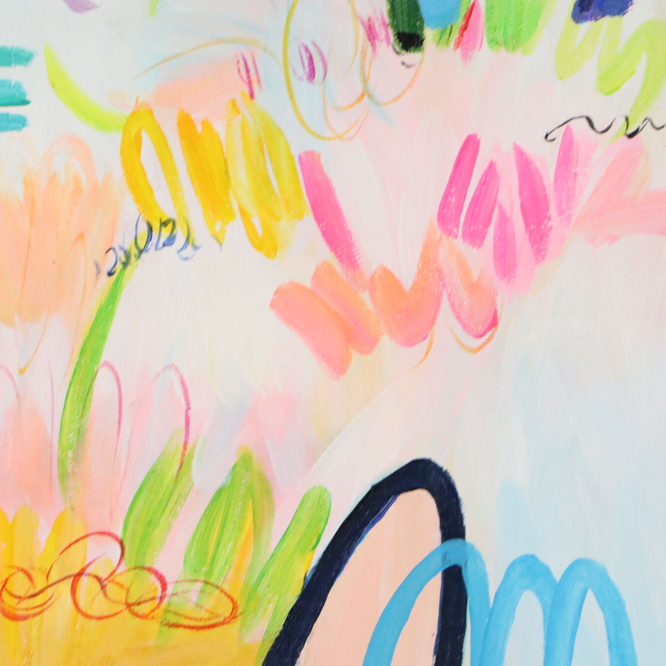 Zheng Abstract Expressionist Oil Painting, 21st Century