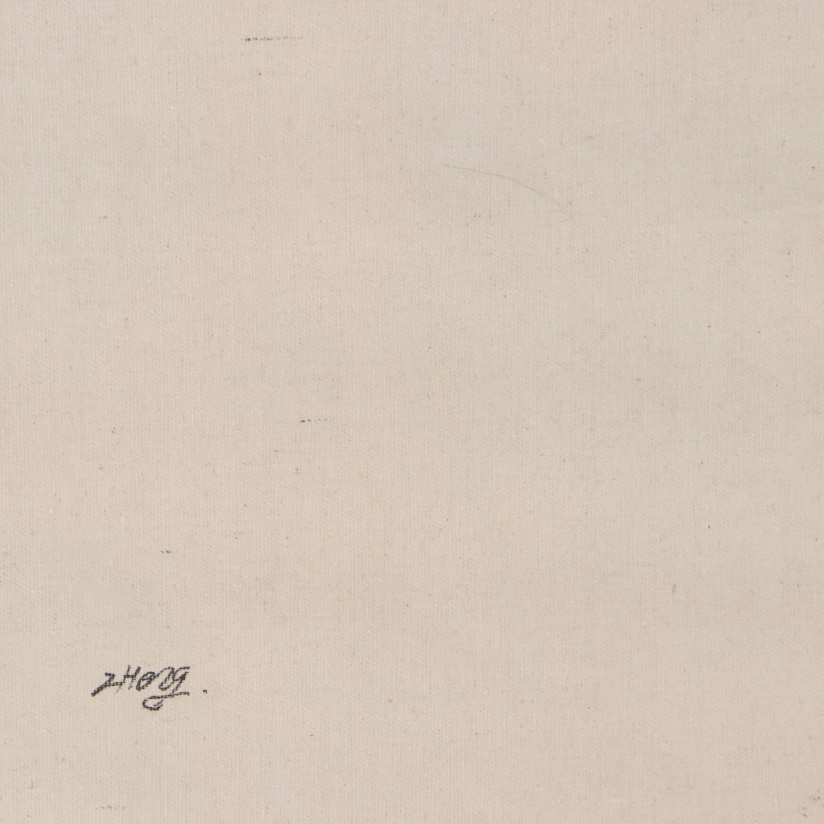 Zheng Abstract Expressionist Oil Painting, 21st Century