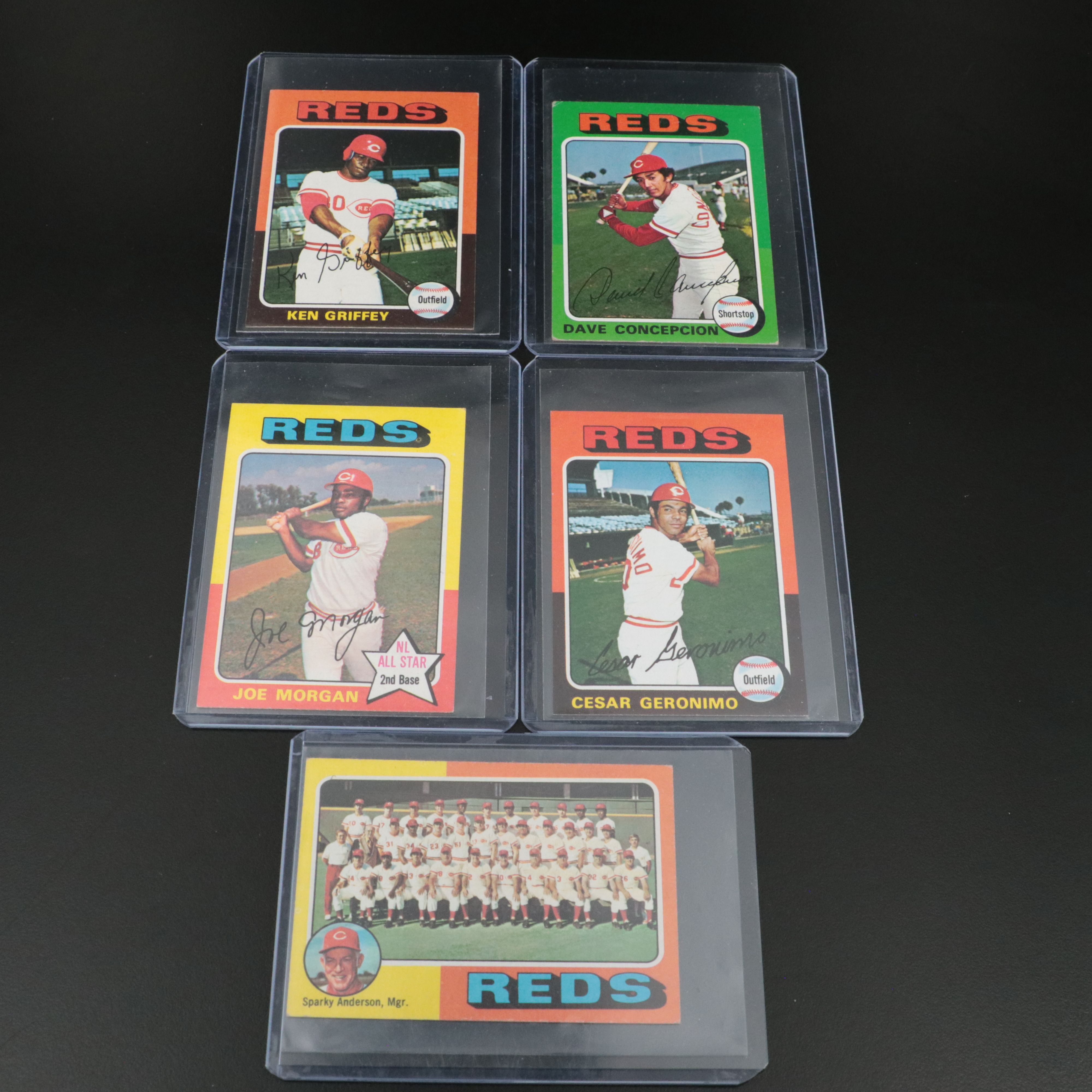 1975 Topps Cincinnati Reds Baseball Card Set, Big Red Machine