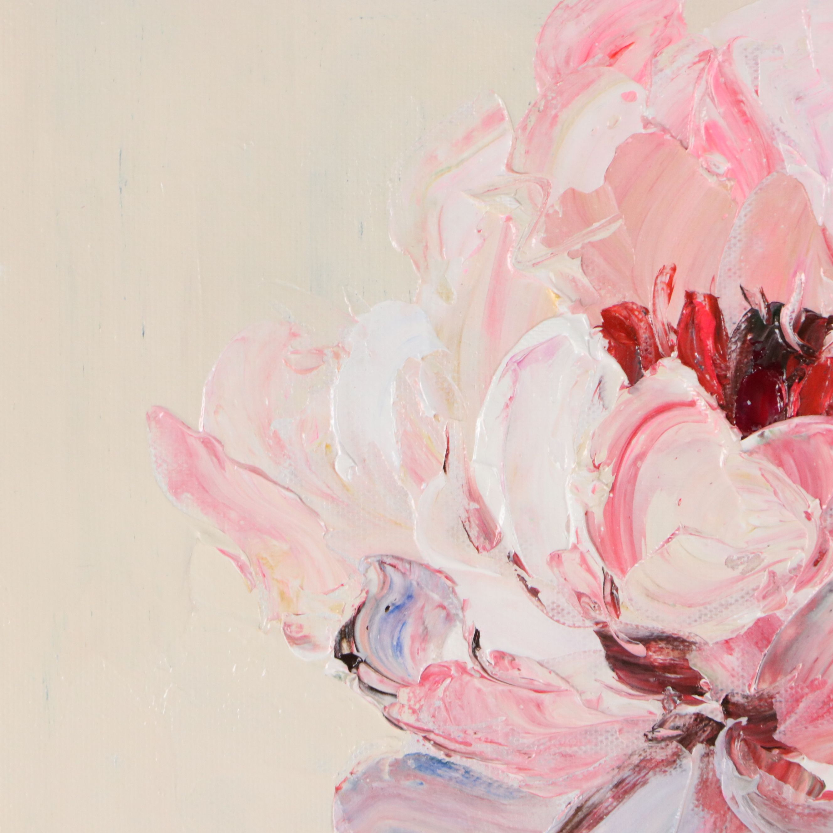 Ping Abstract Floral Landscape Oil Painting, 21st Century