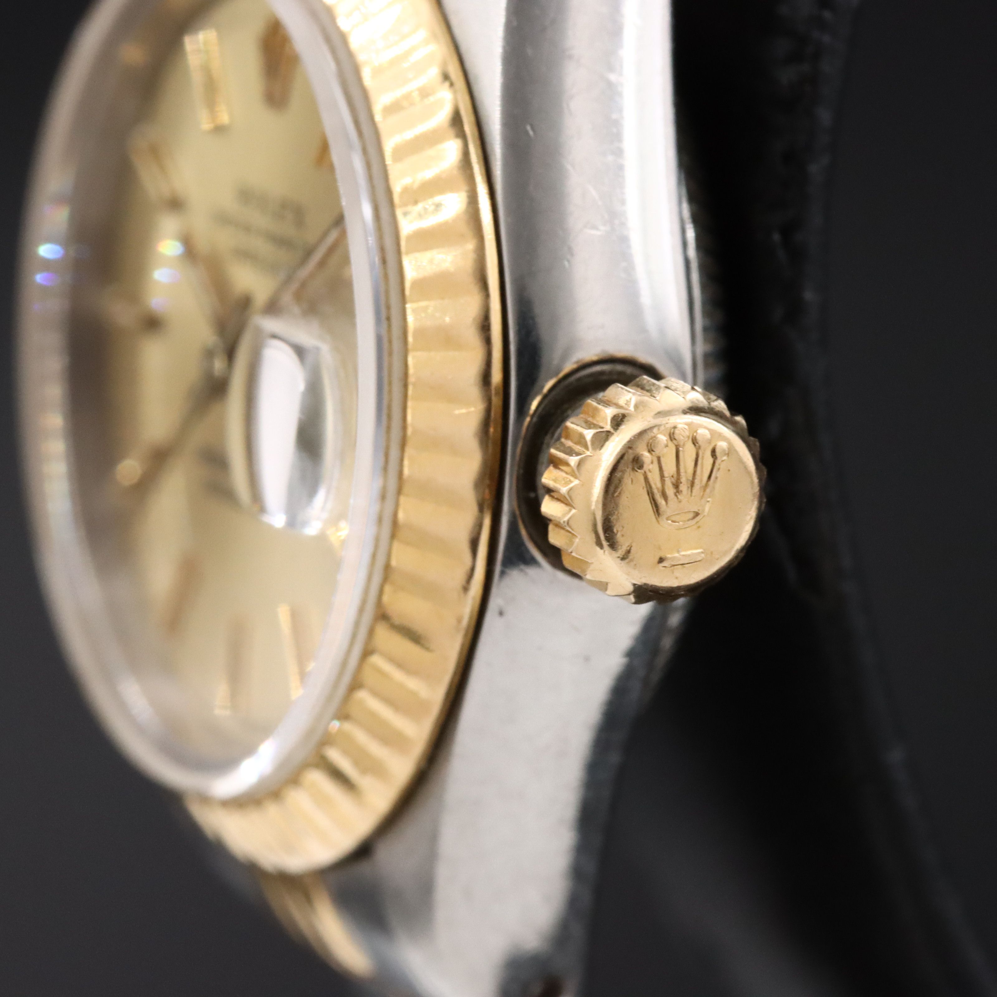 1986 Rolex Oyster Perpetual Datejust 18K & Steel 69173 Watch