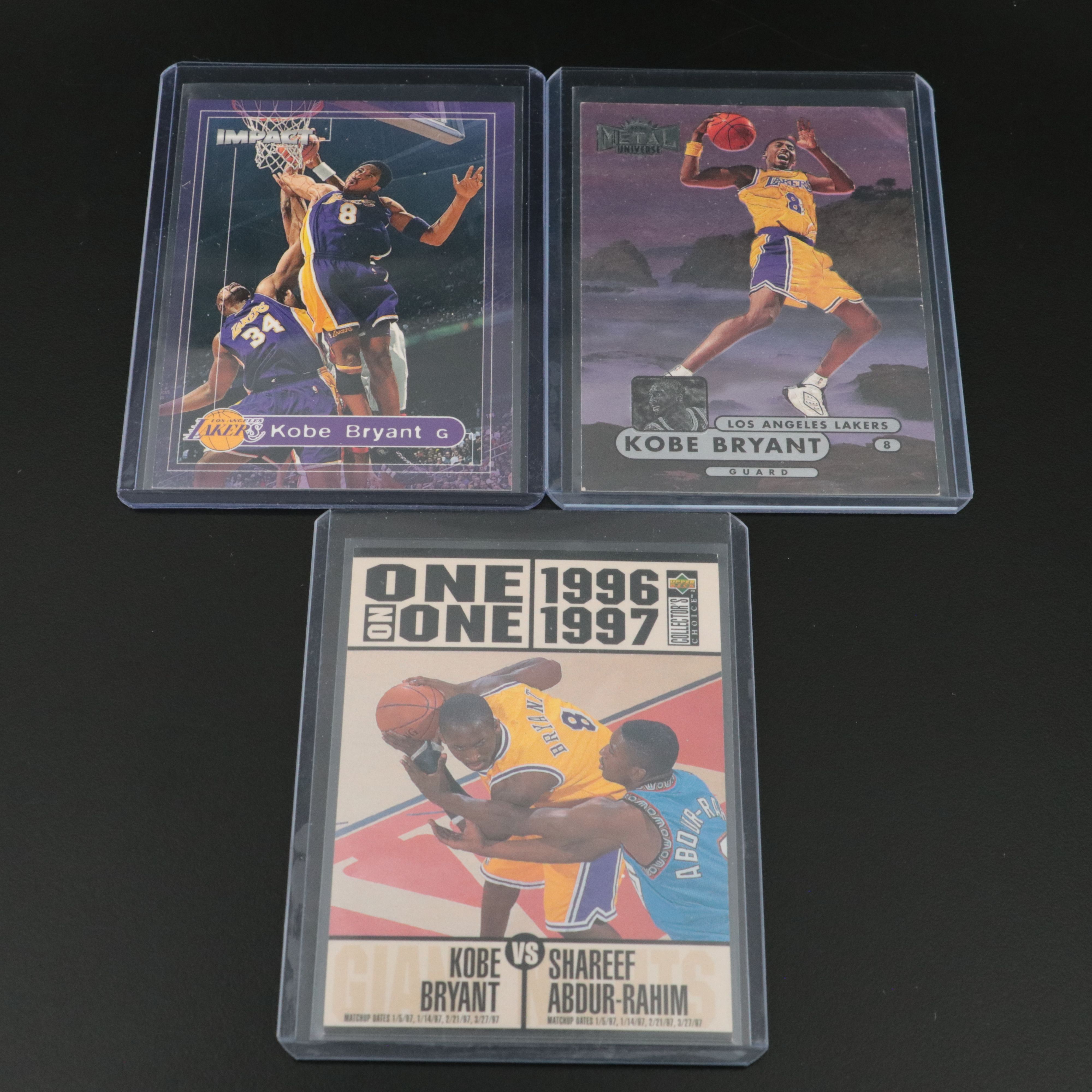 Twenty-One Basketball Cards of Michael Jordan, Kobe Bryant, and LeBron James