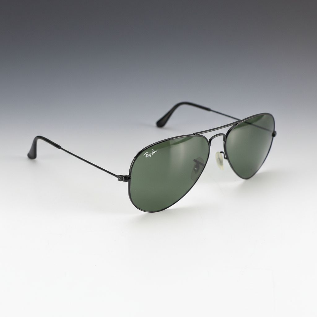 Ray-Ban RB3025 Large Metal Aviator Sunglasses with Case