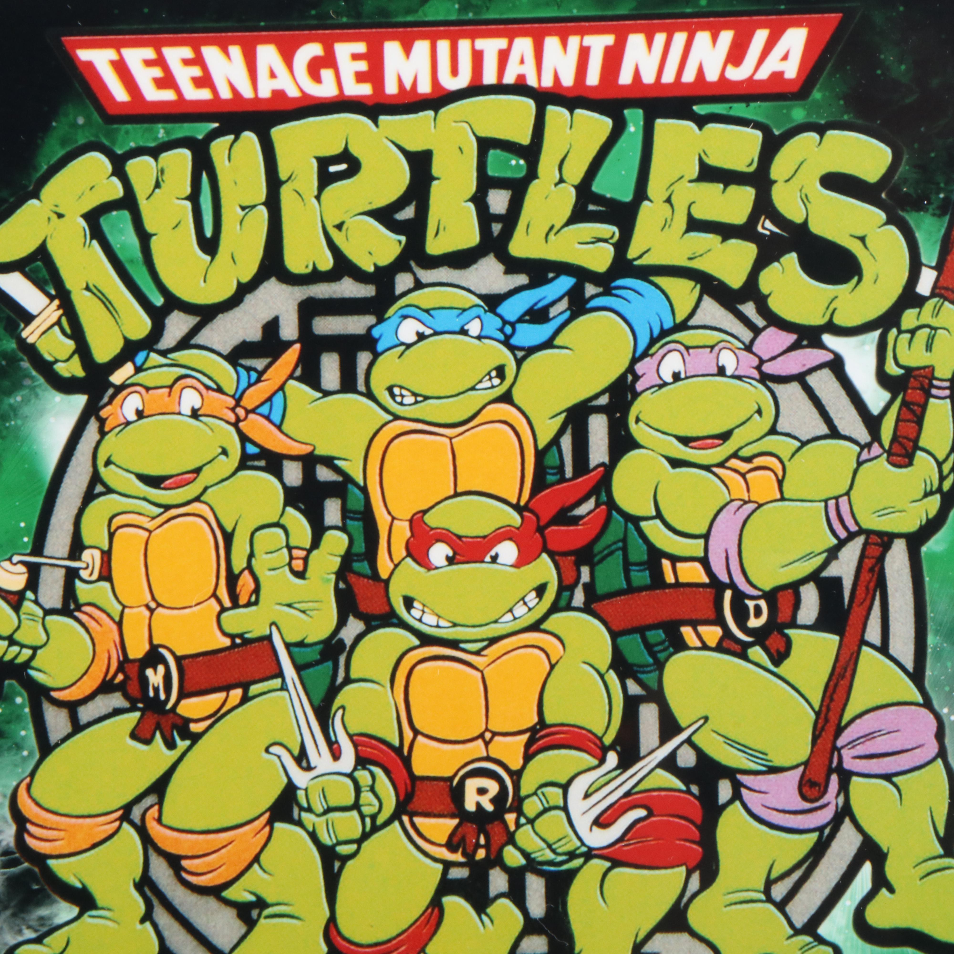 Jim Lawson Signed “Teenage Mutant Ninja Turtles” Print in Matted Frame, Beckett