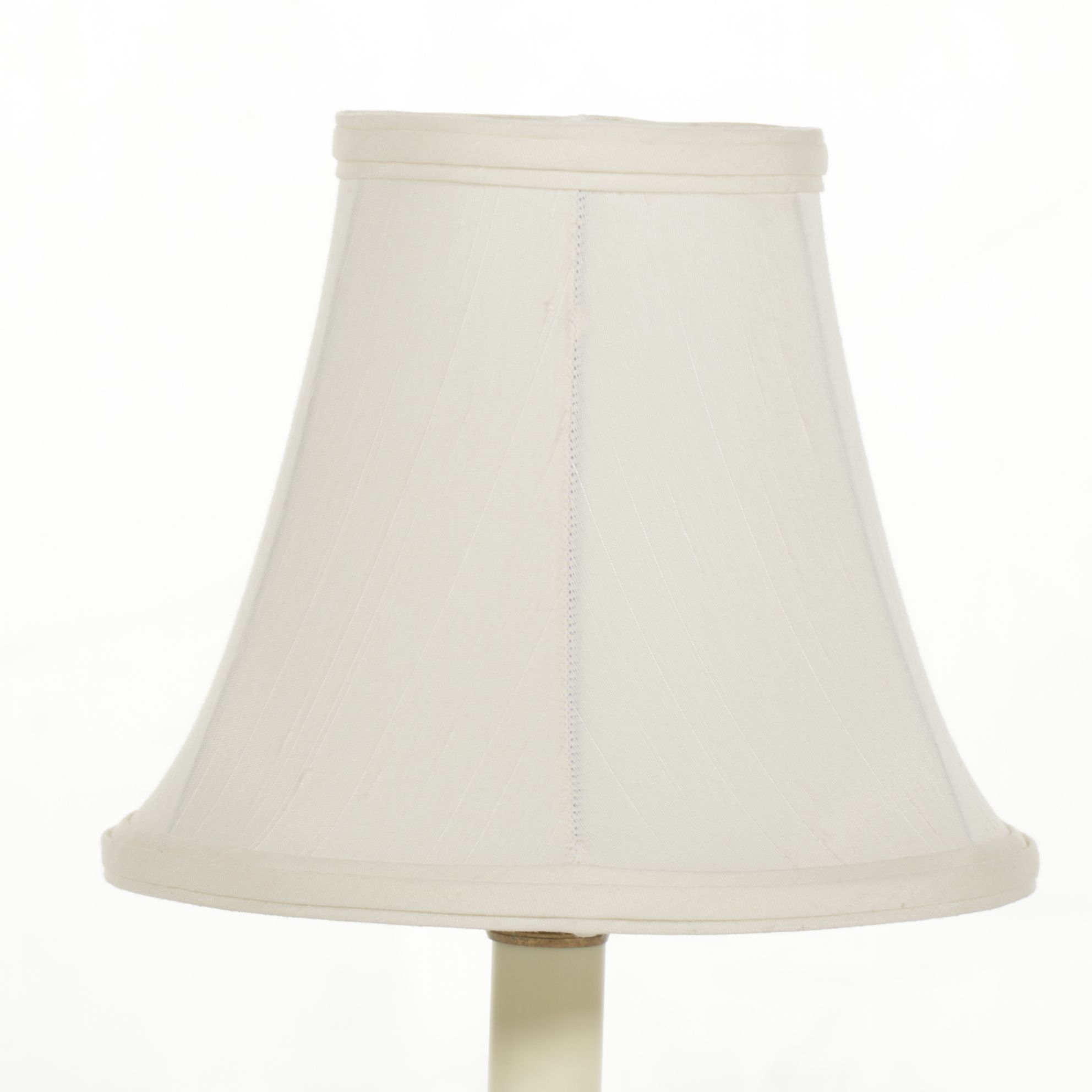 Neoclassical Candlestick Table Lamp with Clip-on Shade