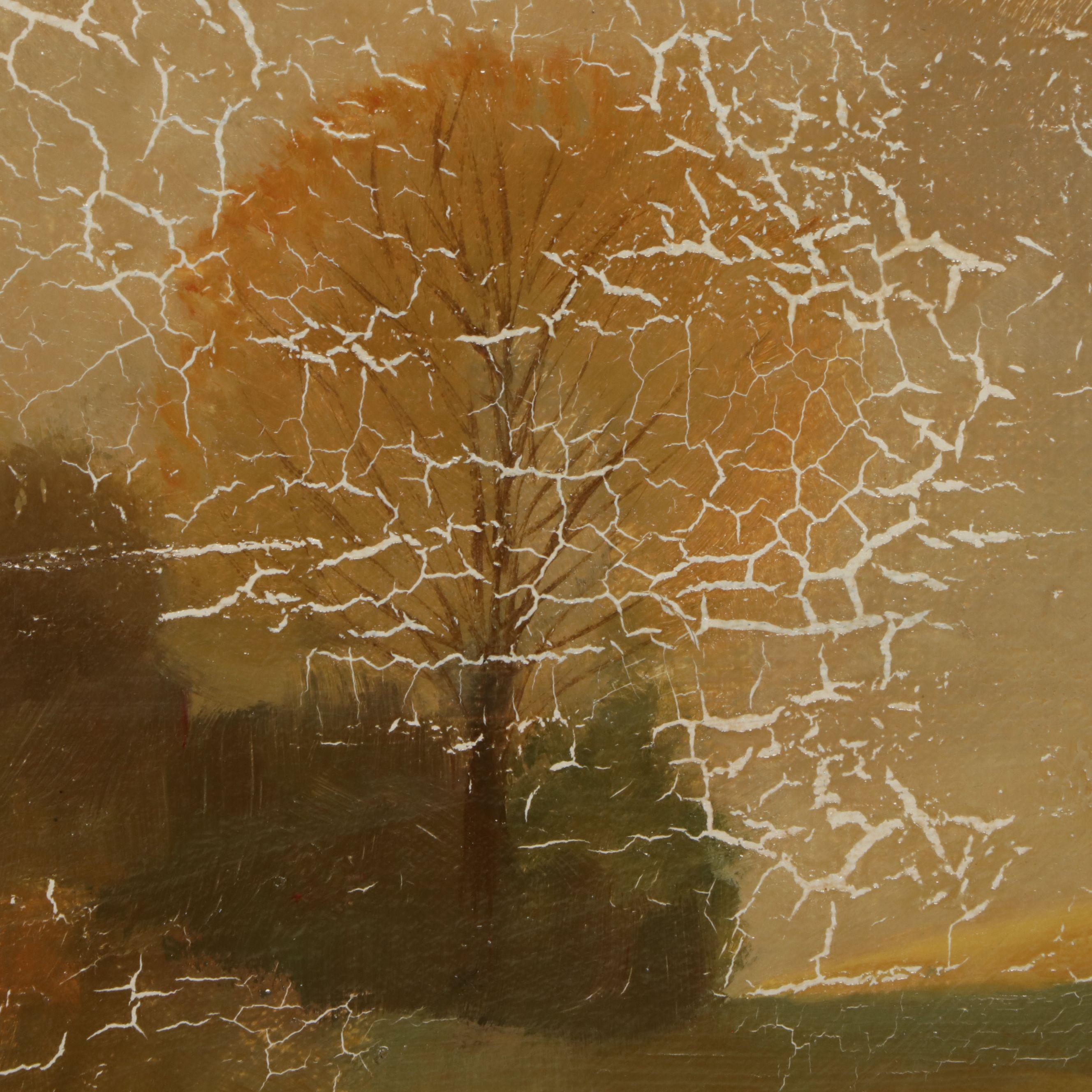 Priscilla A Rappolt Oil Painting "Bacon Hollow, Blue Ridge Mountains," 1977