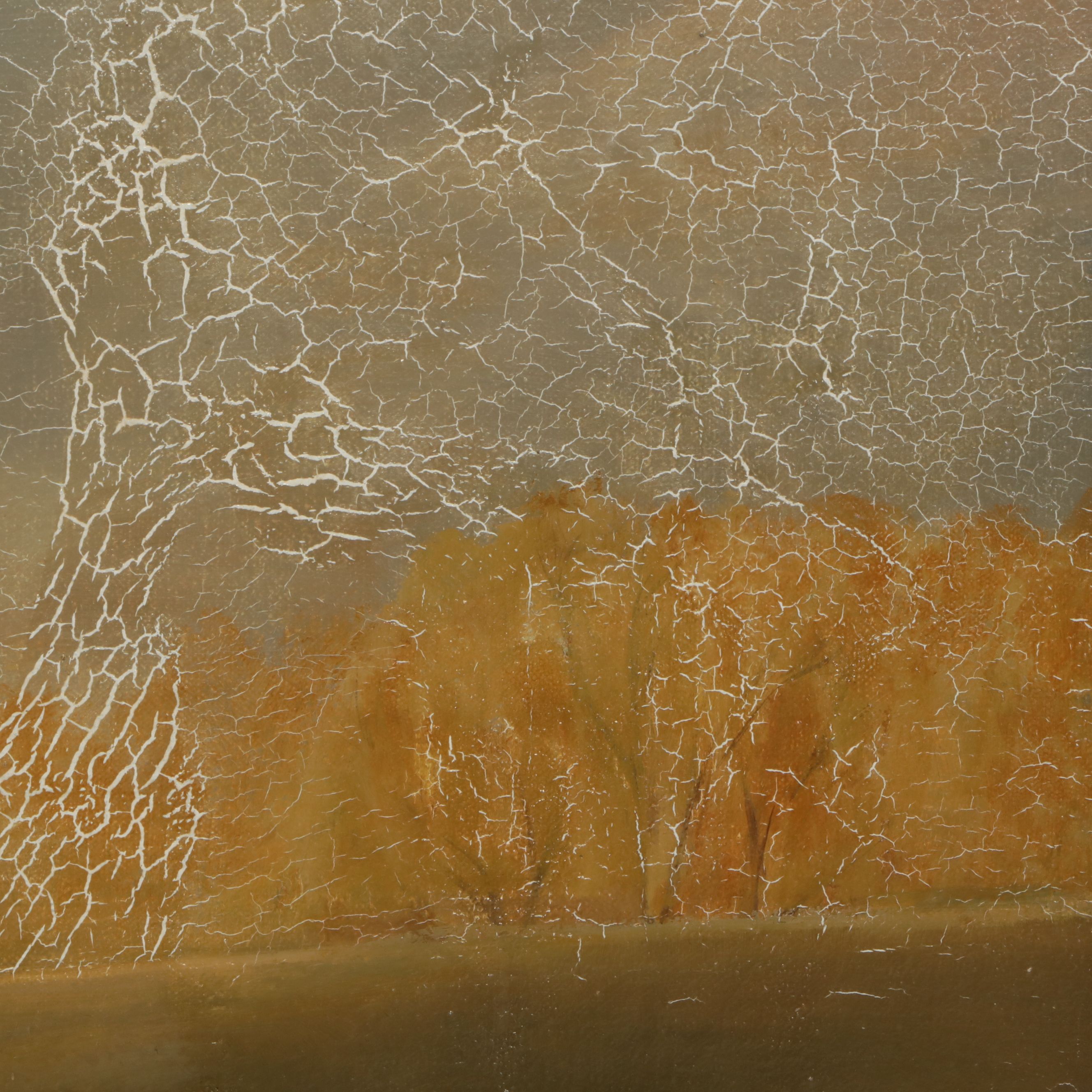 Priscilla A Rappolt Oil Painting "Bacon Hollow, Blue Ridge Mountains," 1977