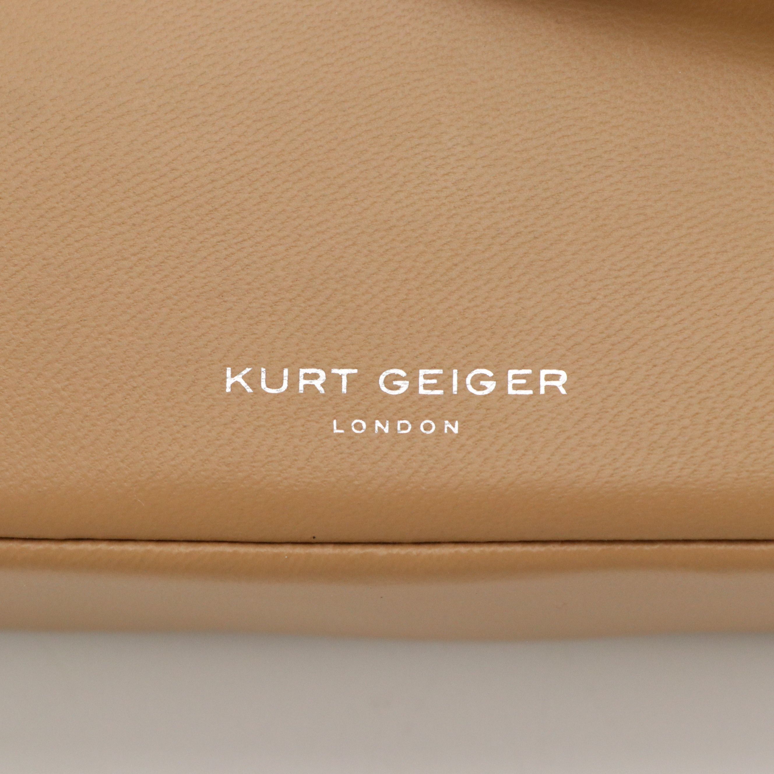 Kurt Geiger Mini Kensington Bag in Quilted Camel Tan 1 AM Leather