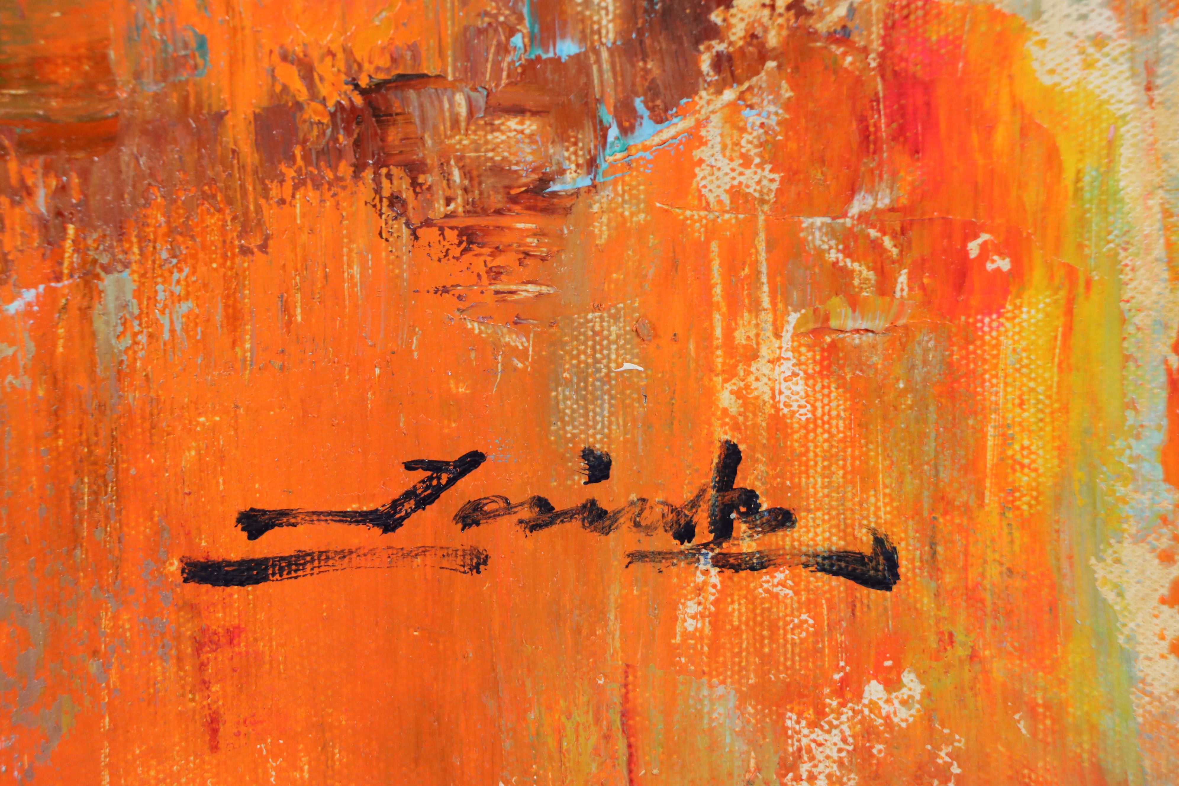 Figural Oil Painting of Impressionistic Nude, 21st Century