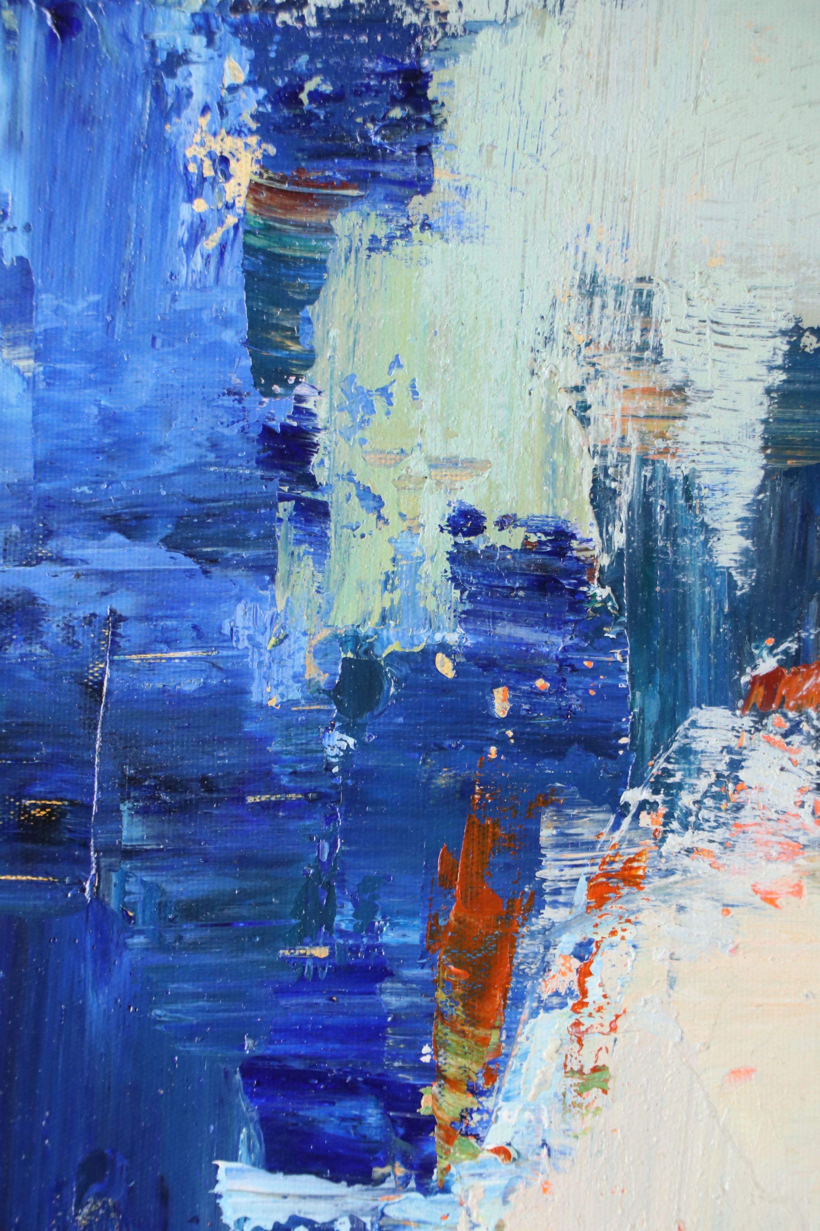 Figural Oil Painting of Impressionistic Nude, 21st Century