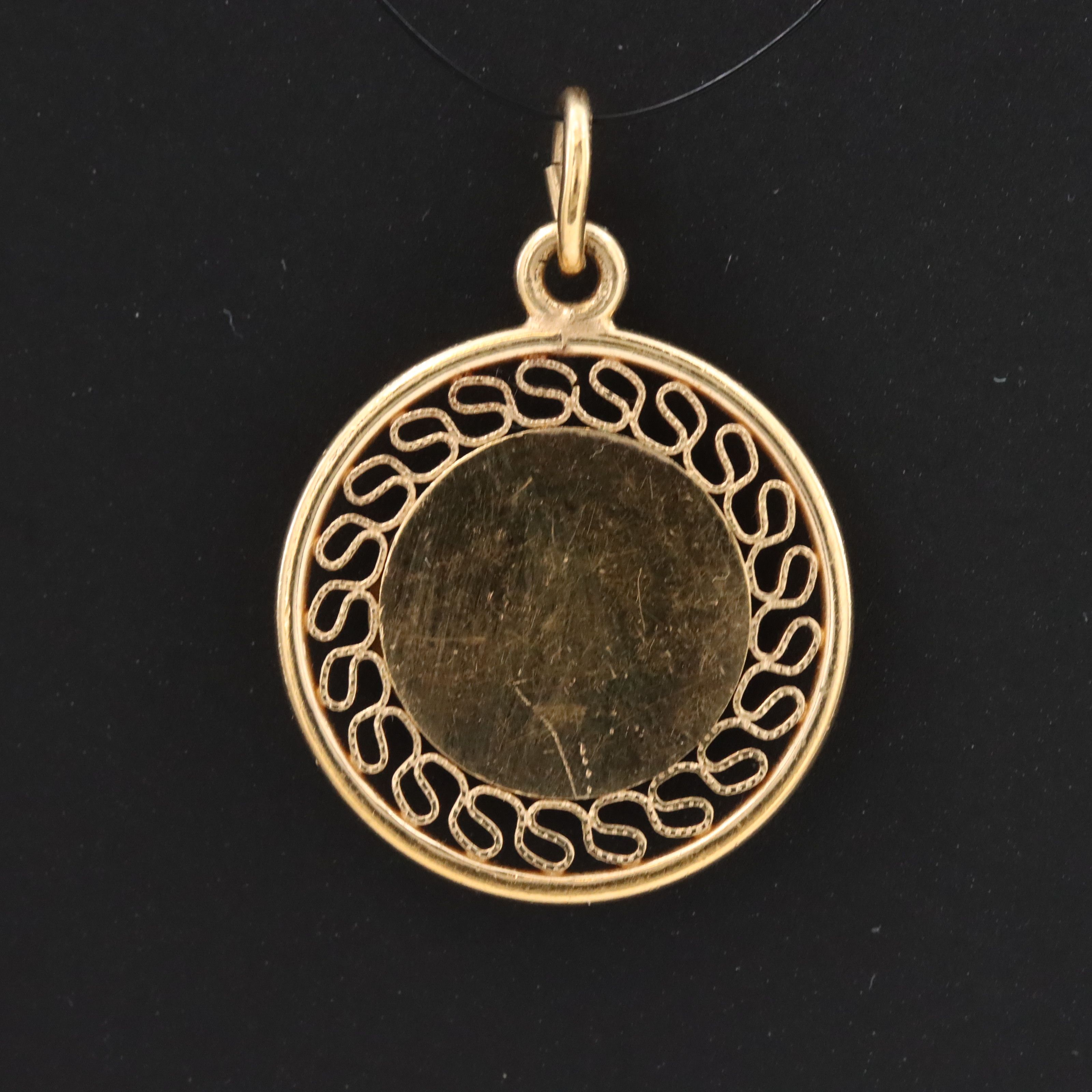 Gold-Filled Ruby Years of Service Pendant
