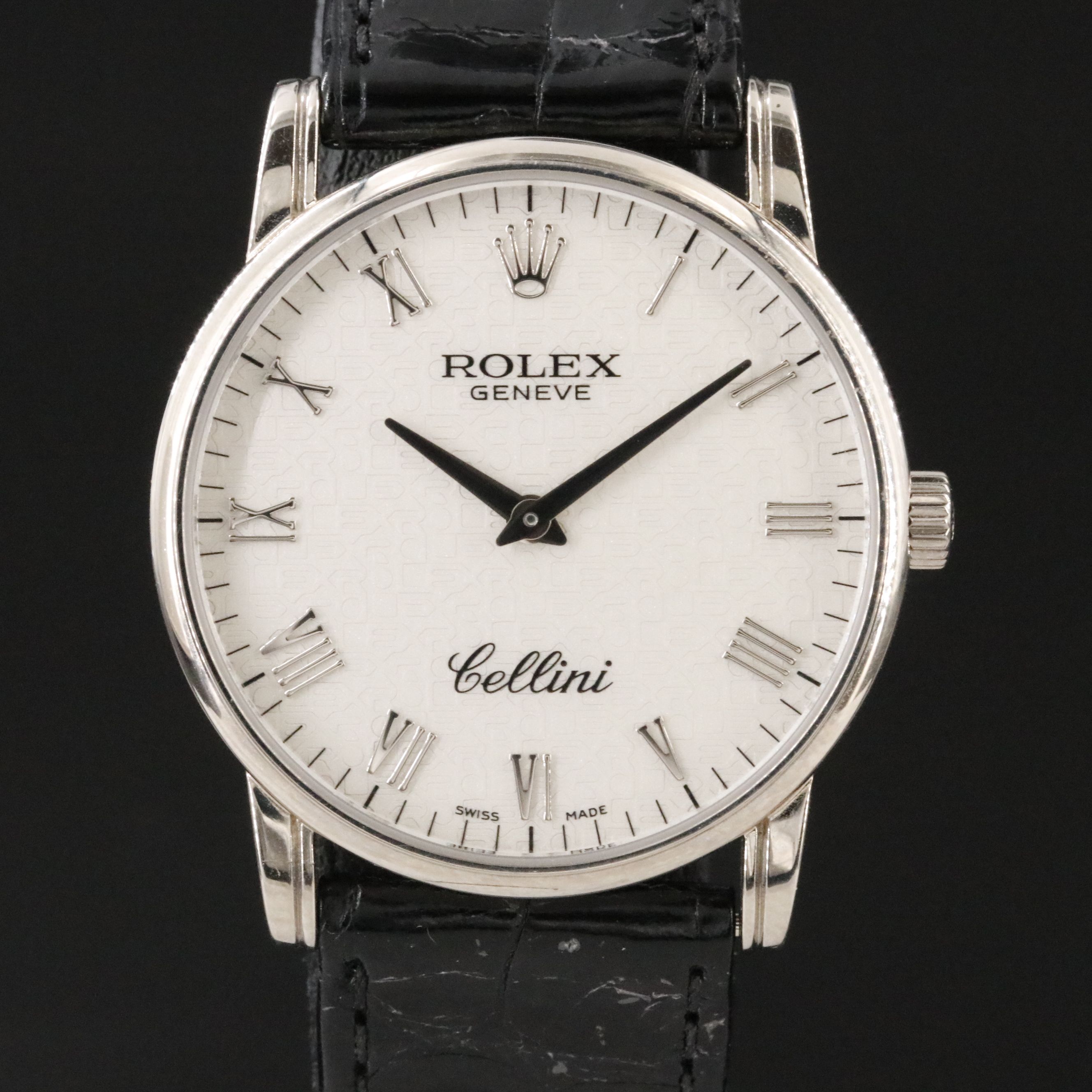 18K Rolex Cellini 5116 Jubilee Dial Watch c.2001