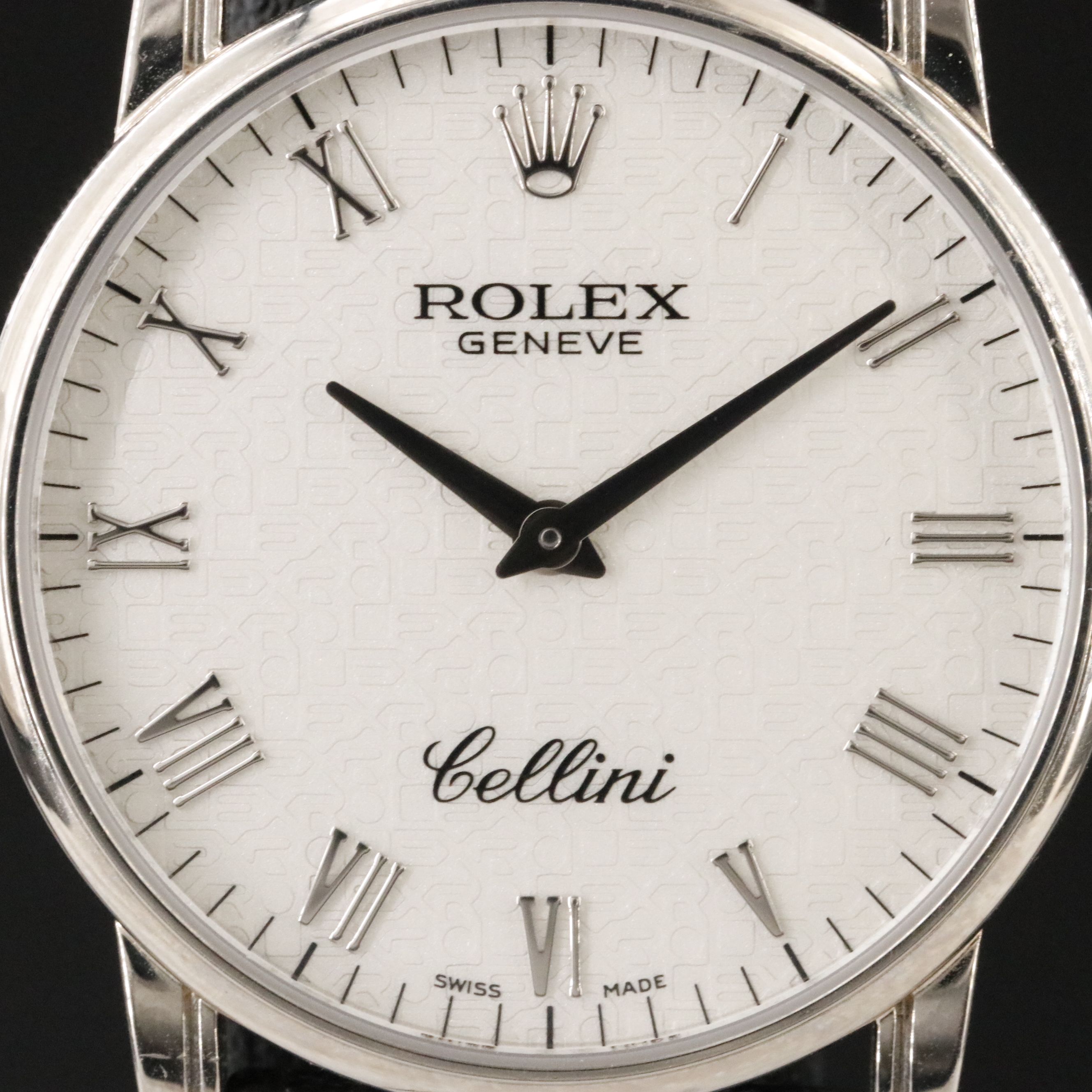 18K Rolex Cellini 5116 Jubilee Dial Watch c.2001