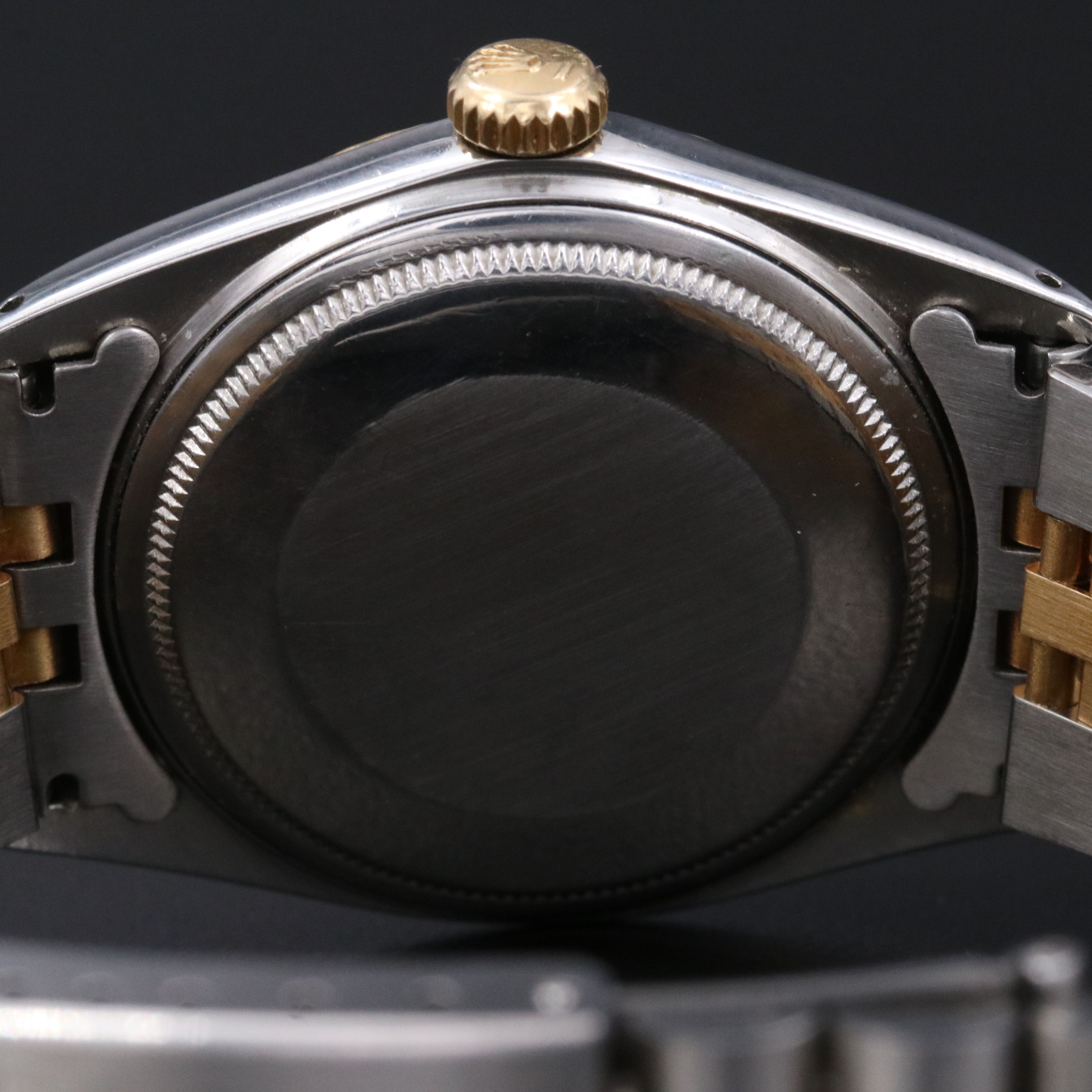 1971 Rolex Linen Dial Custom Band Datejust Watch