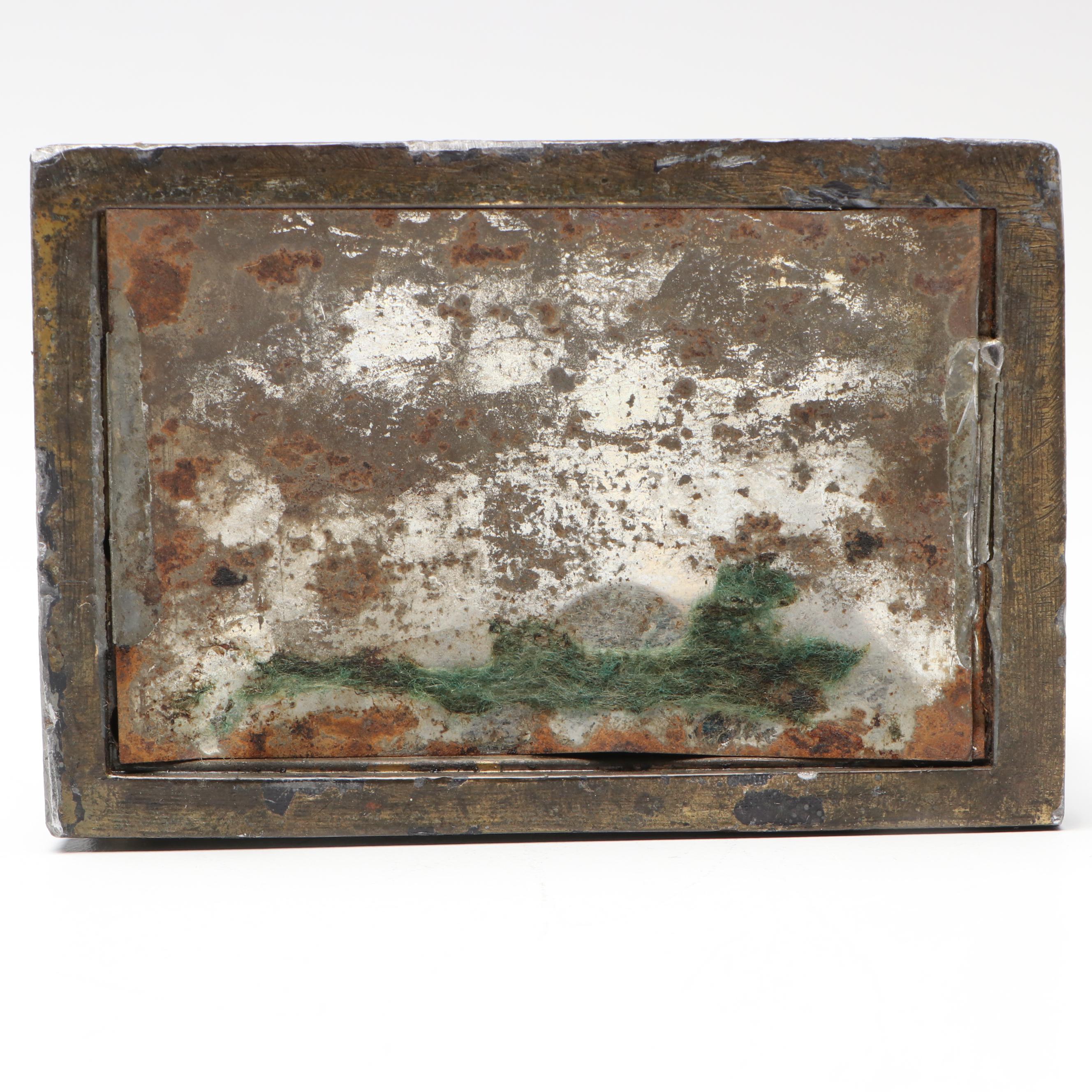 Bronzed Spelter Abraham Lincoln Figurine After Gutzon Borglum