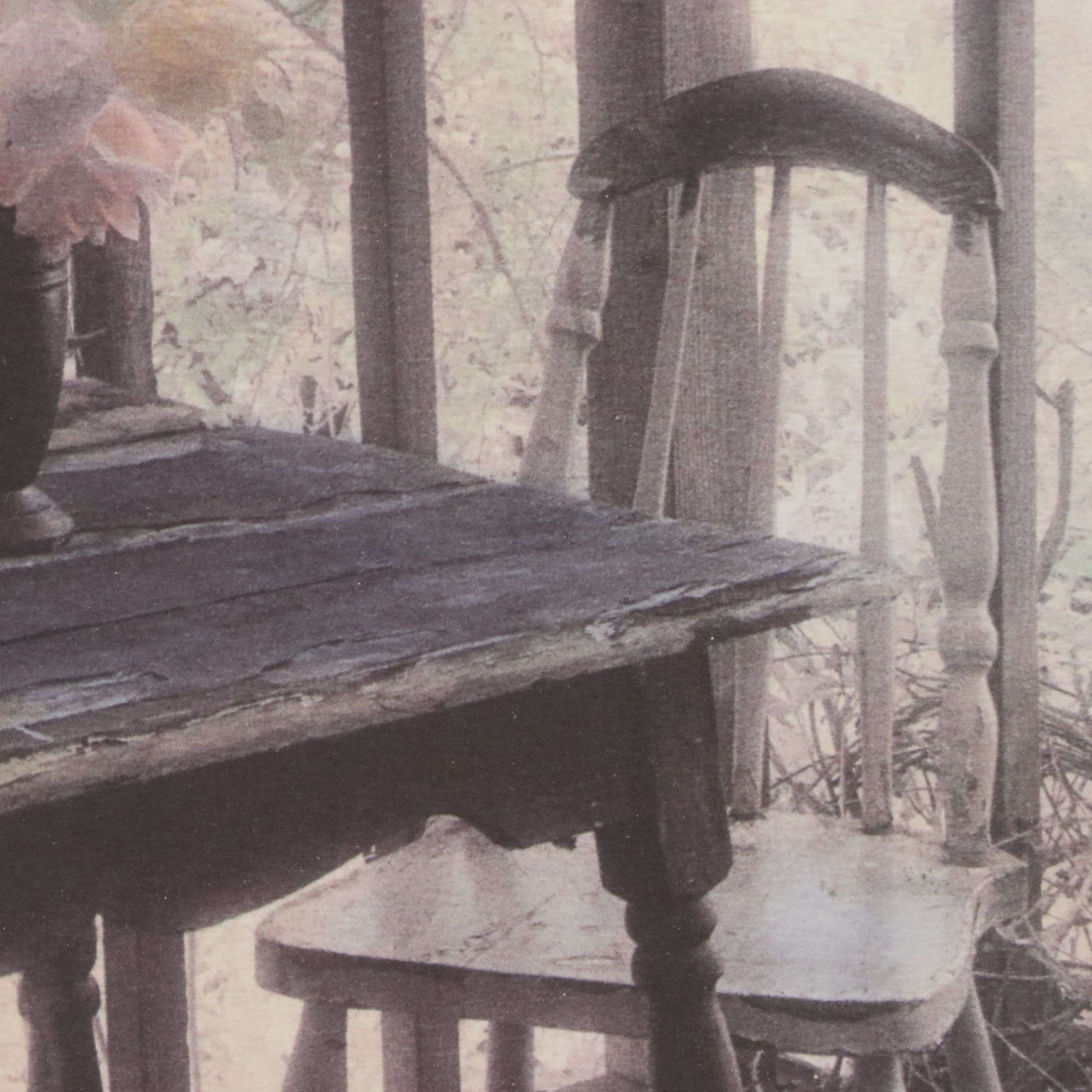 Thea Schrack Offset Lithograph "The Mirador," Late 20th Century