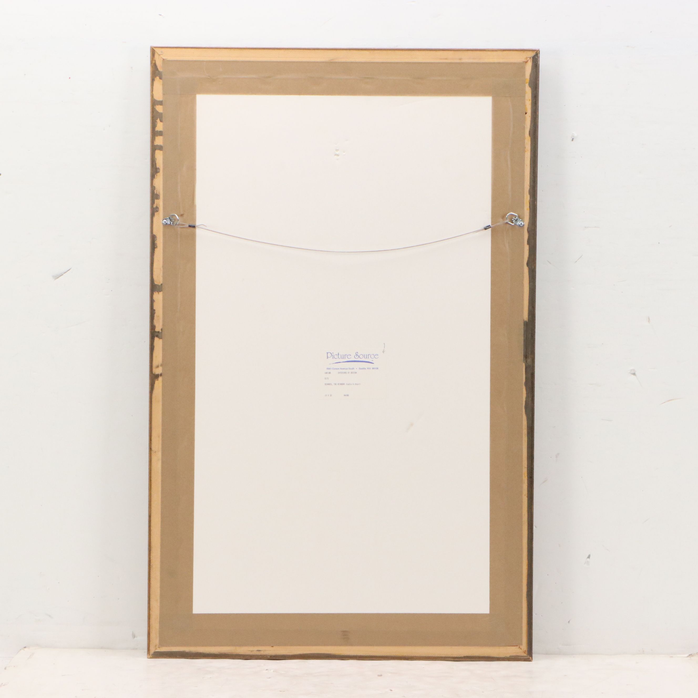 Thea Schrack Offset Lithograph "The Mirador," Late 20th Century