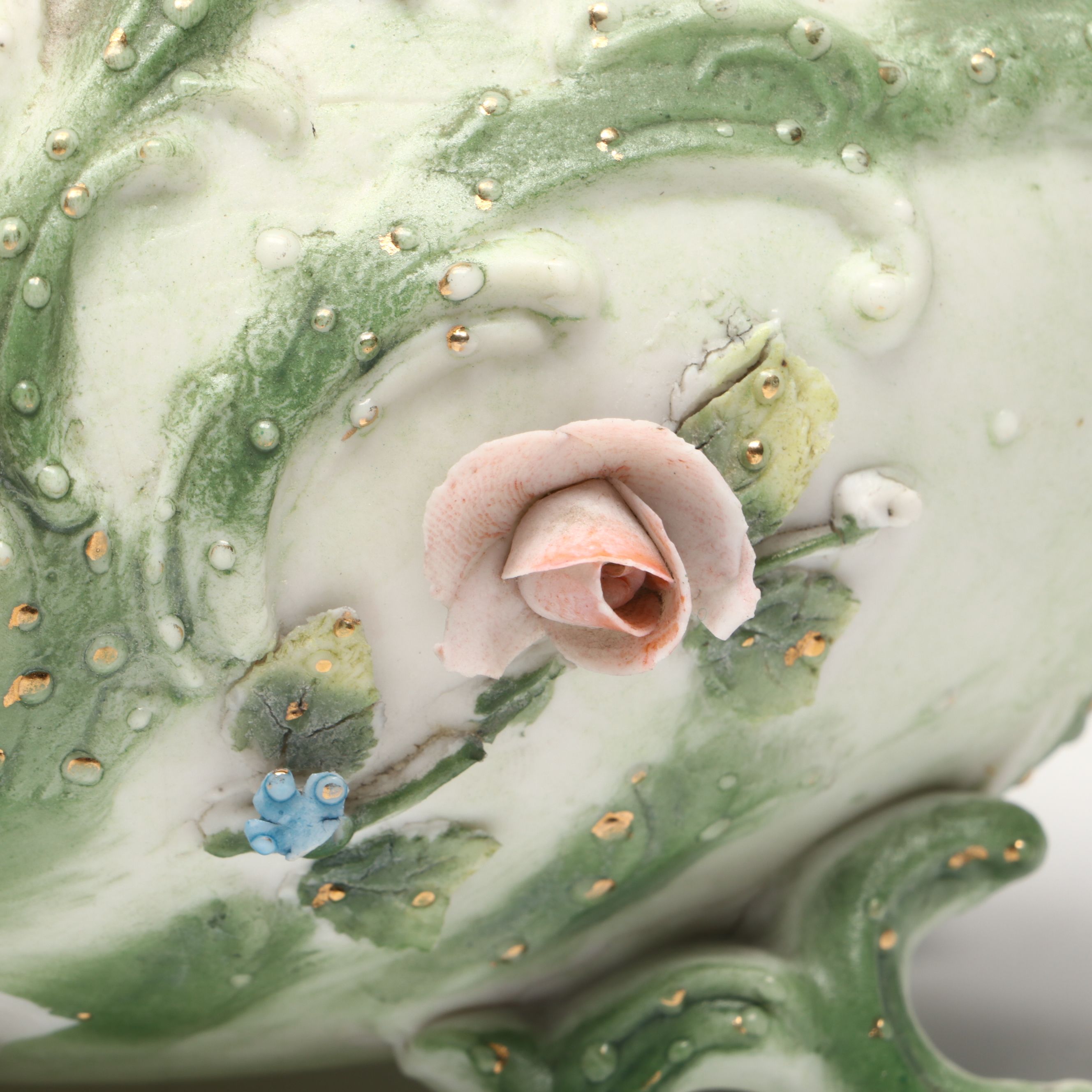 Rococo Style Porcelain Putto Vase