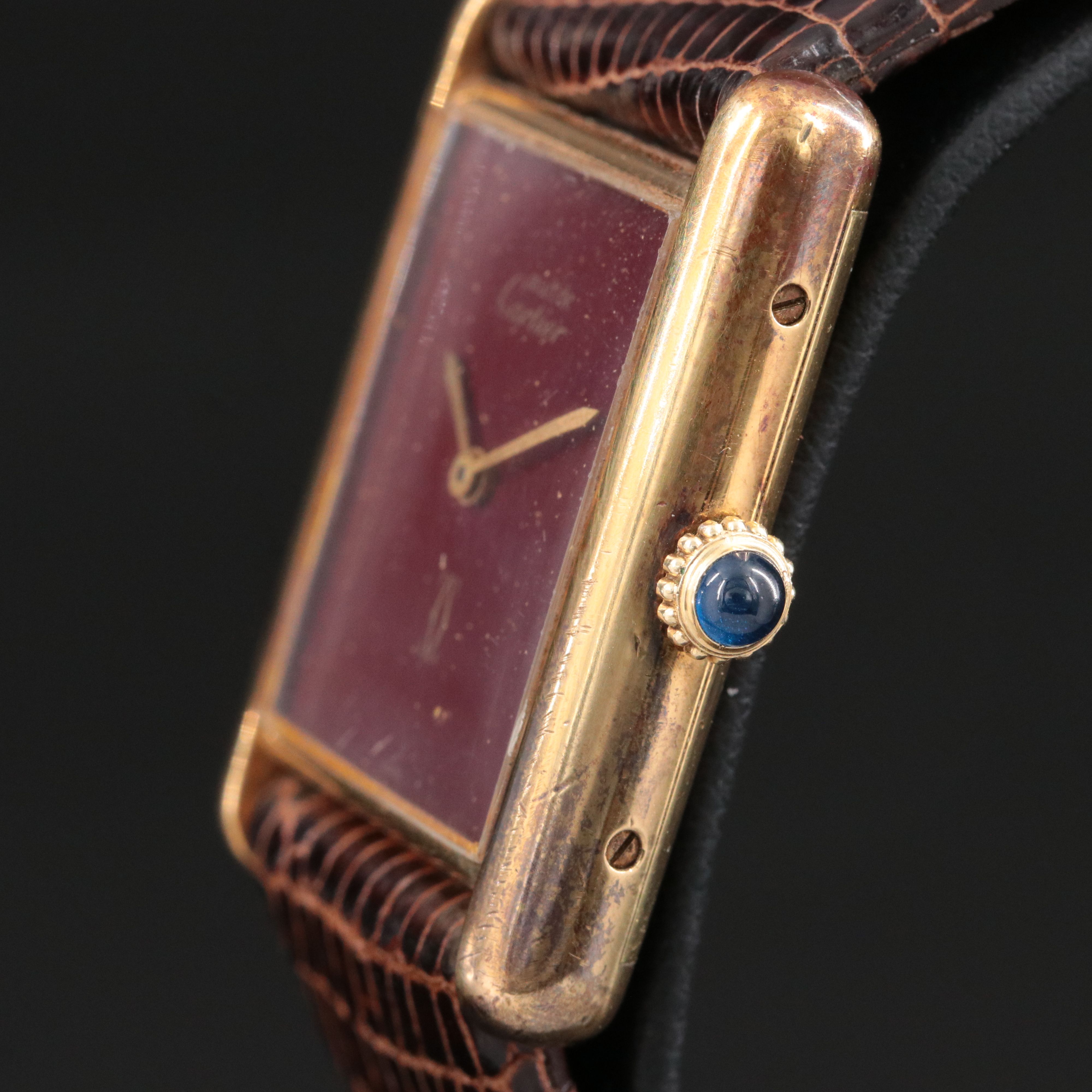 Cartier Must de Cartier Tank Vermeil Vintage Watch c.1970s-1980s