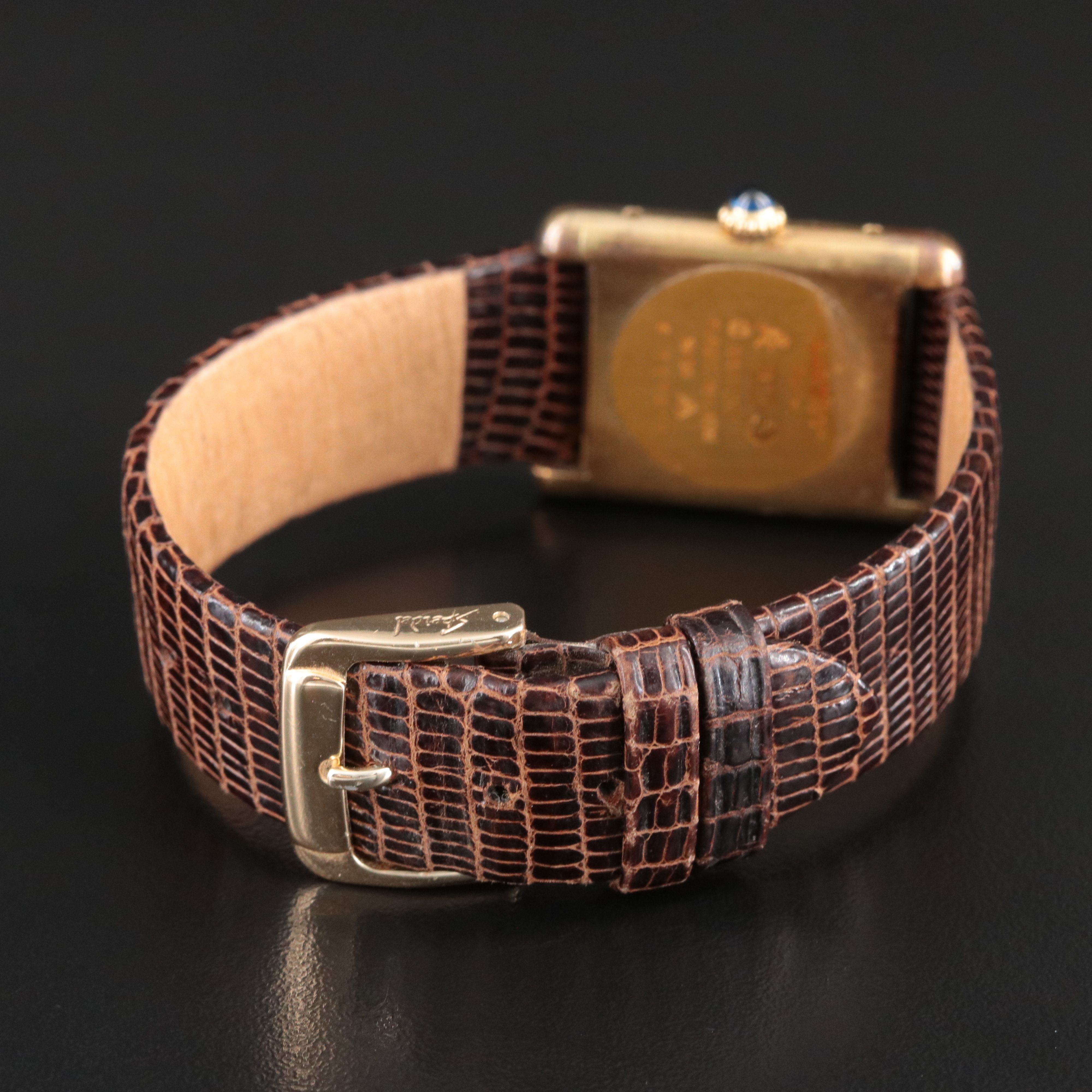 Cartier Must de Cartier Tank Vermeil Vintage Watch c.1970s-1980s