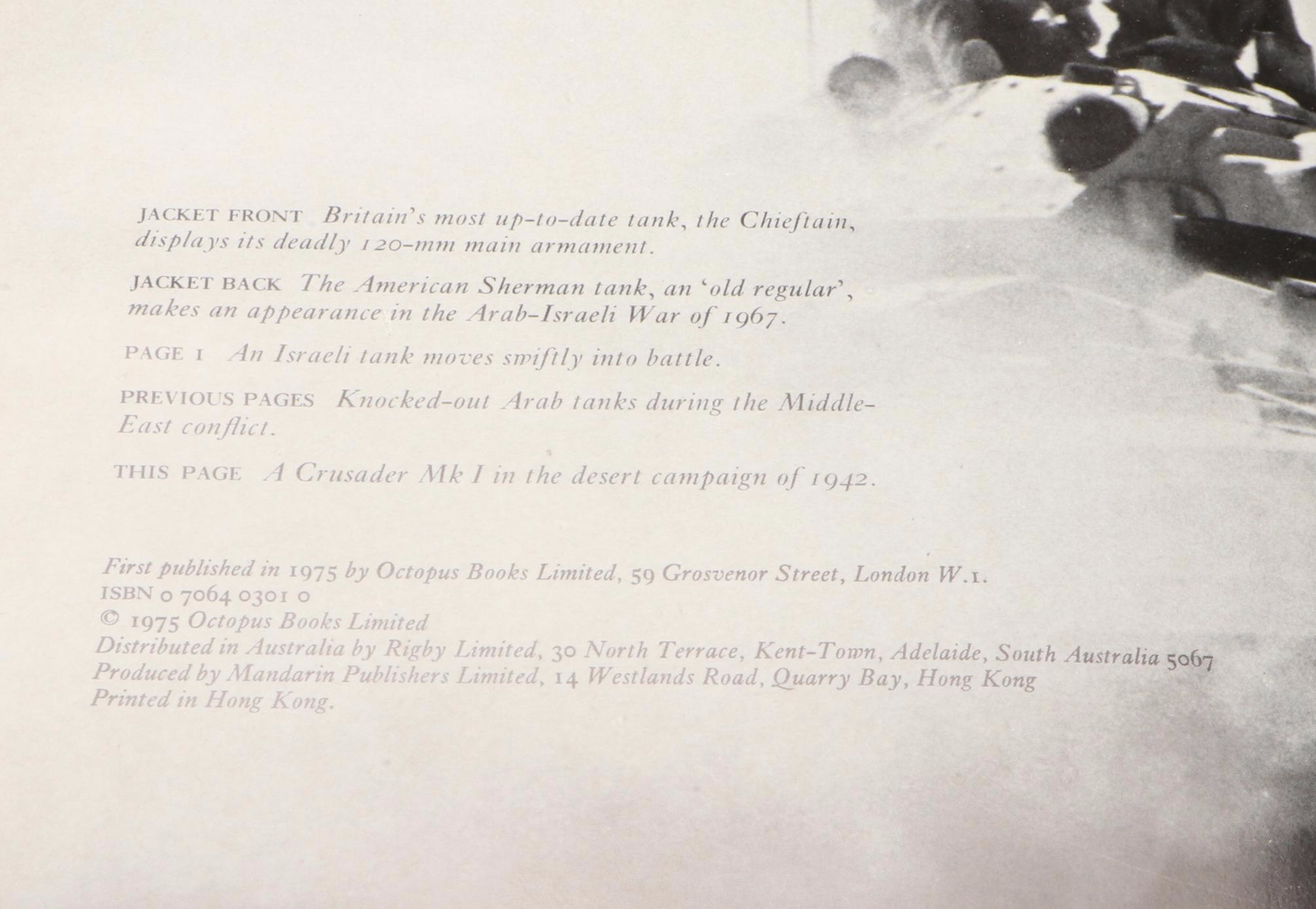 First Edition "Tanks" by Eric Morris with "1400 Days" by Chris Bishop et al.