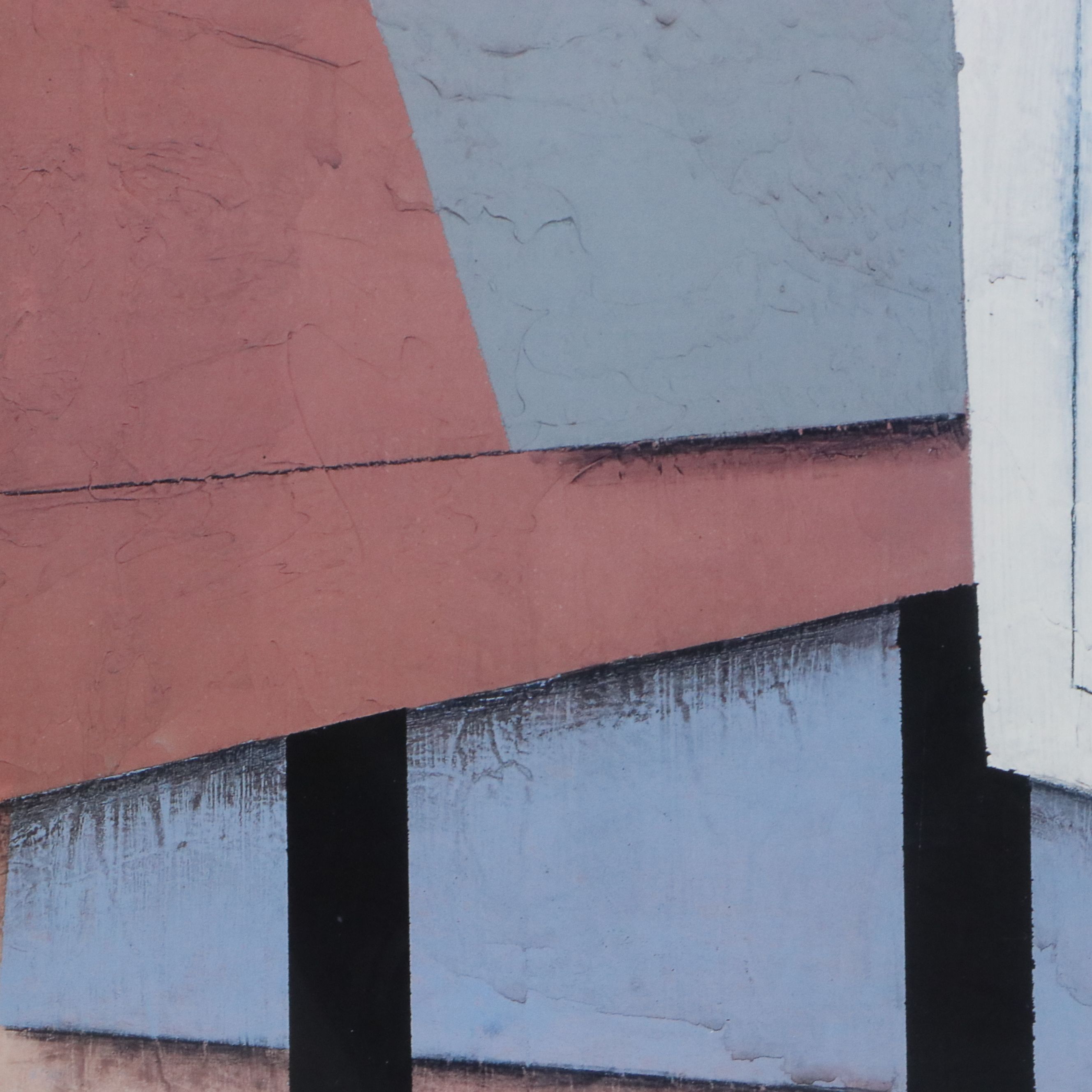 Offset Lithograph of Cubistic Composition, Late 20th Century