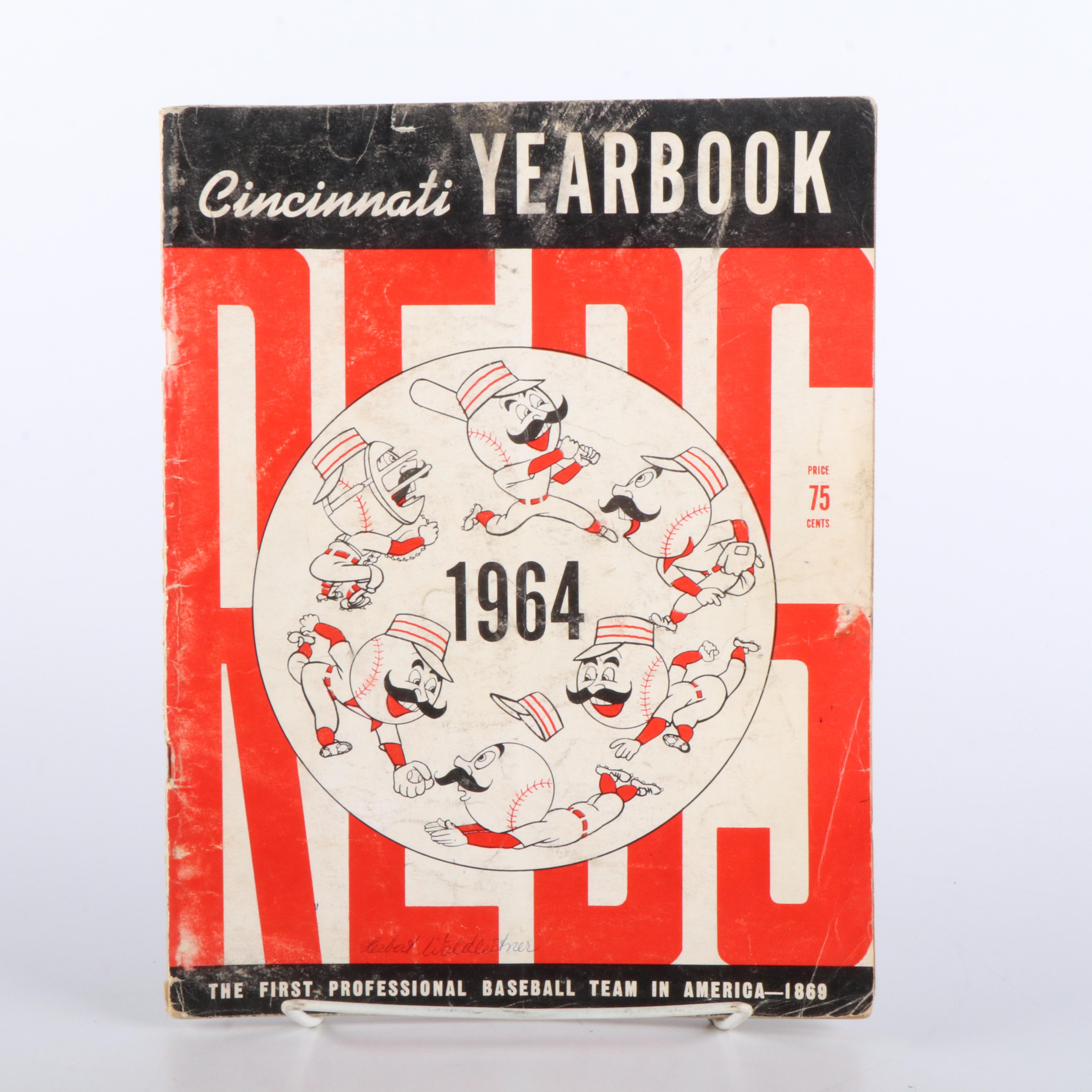 Eight Vintage Cincinnati Reds Scorebooks and Yearbooks, Incl. 1939 World Series