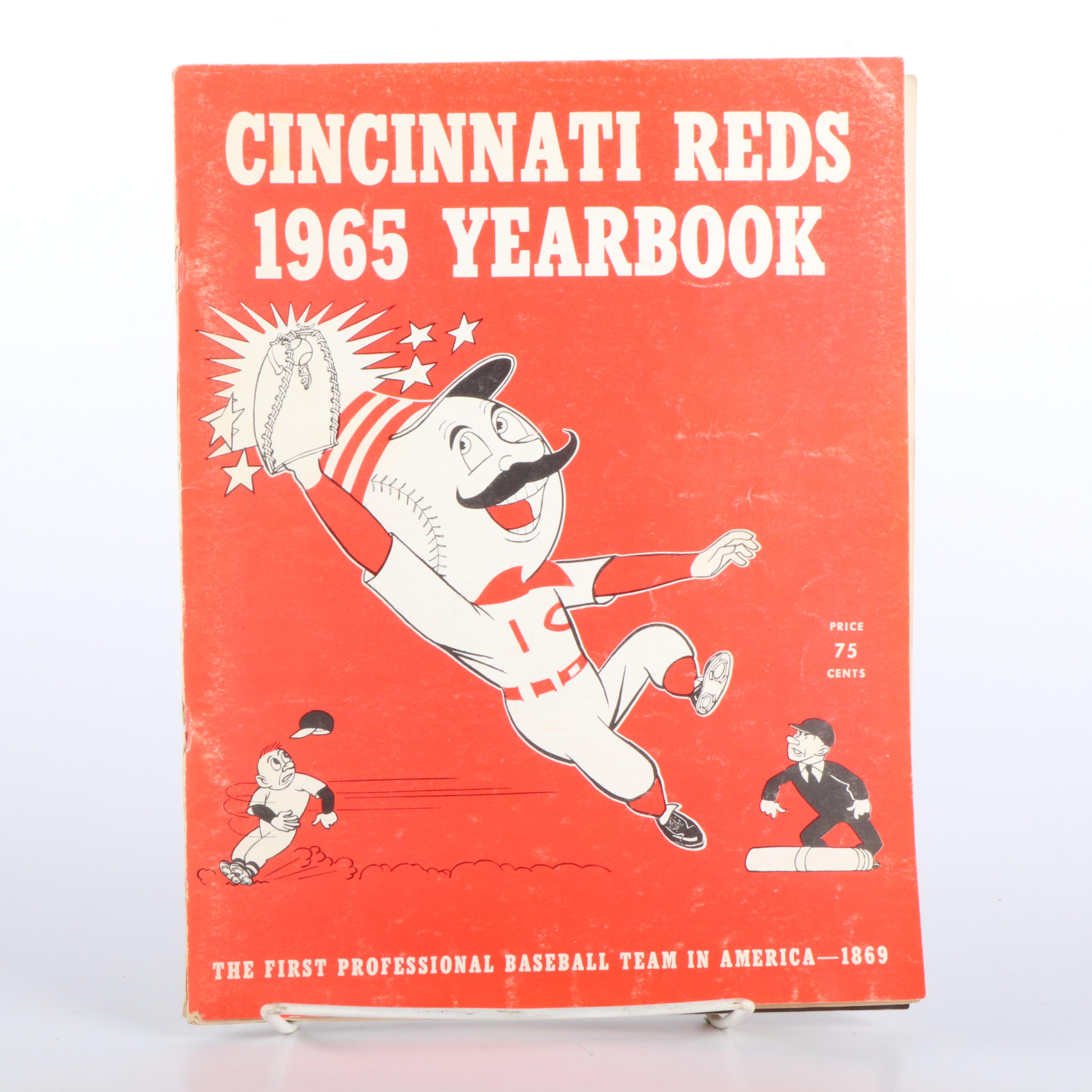 Eight Vintage Cincinnati Reds Scorebooks and Yearbooks, Incl. 1939 World Series