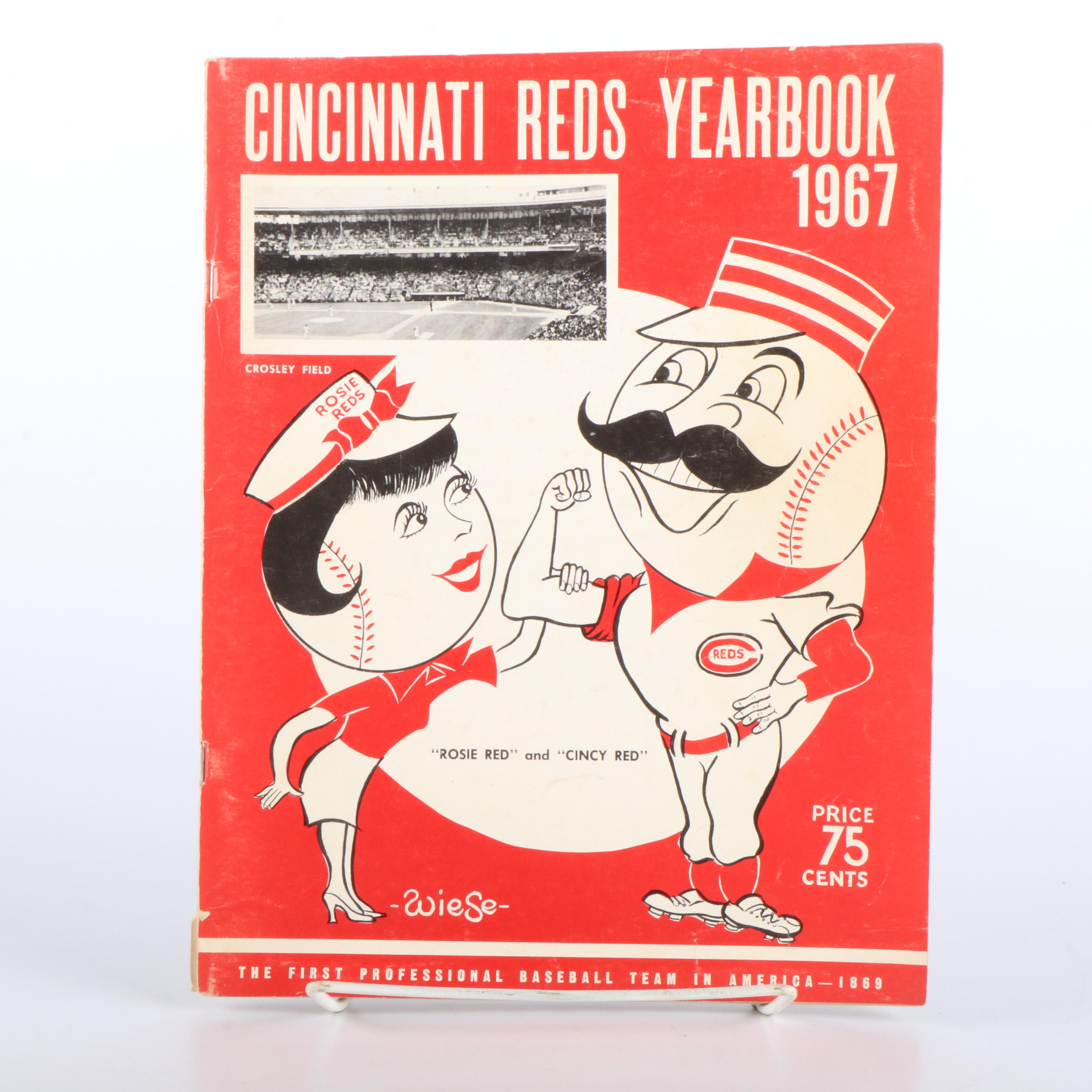Eight Vintage Cincinnati Reds Scorebooks and Yearbooks, Incl. 1939 World Series