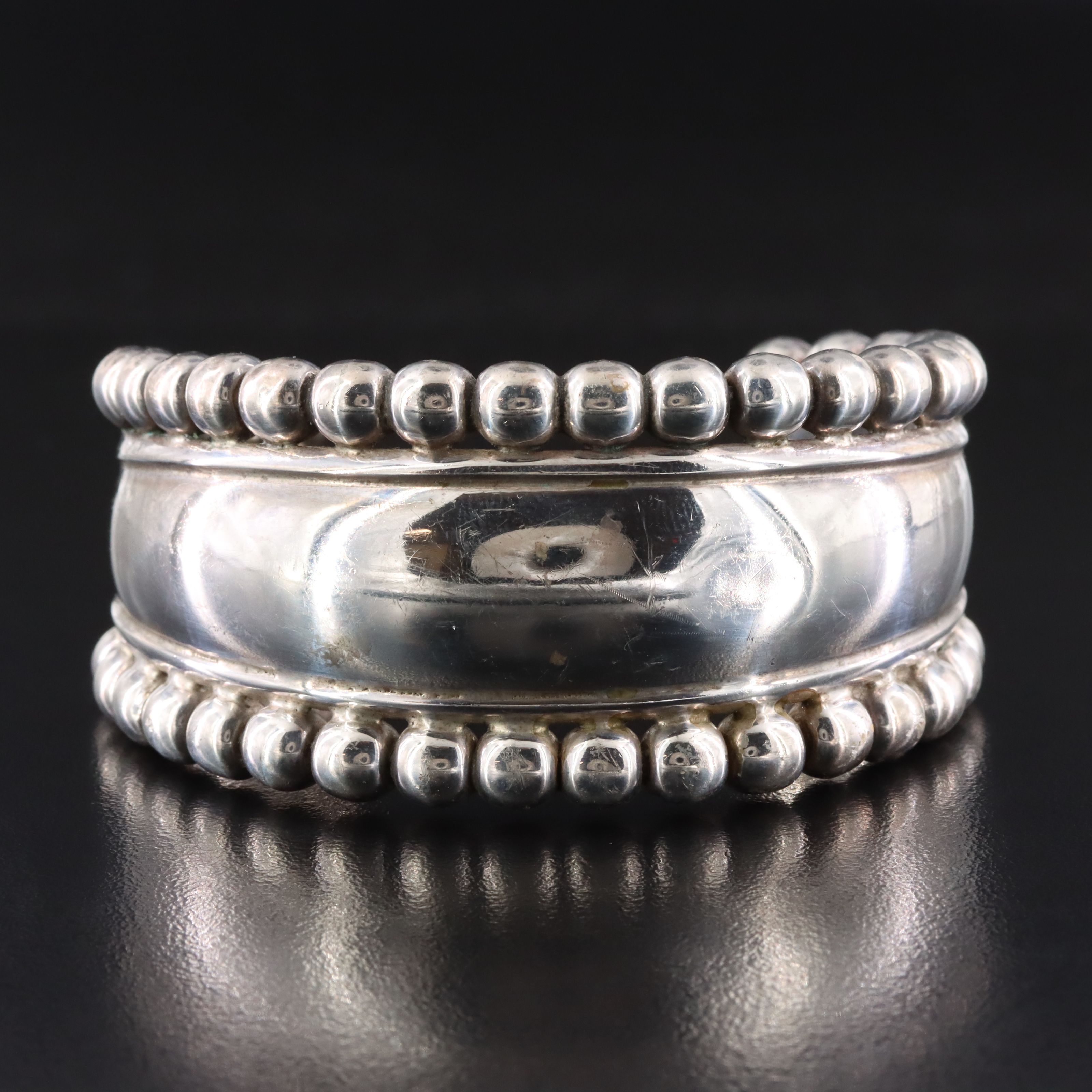 Sterling Tapered Cuff Bracelet