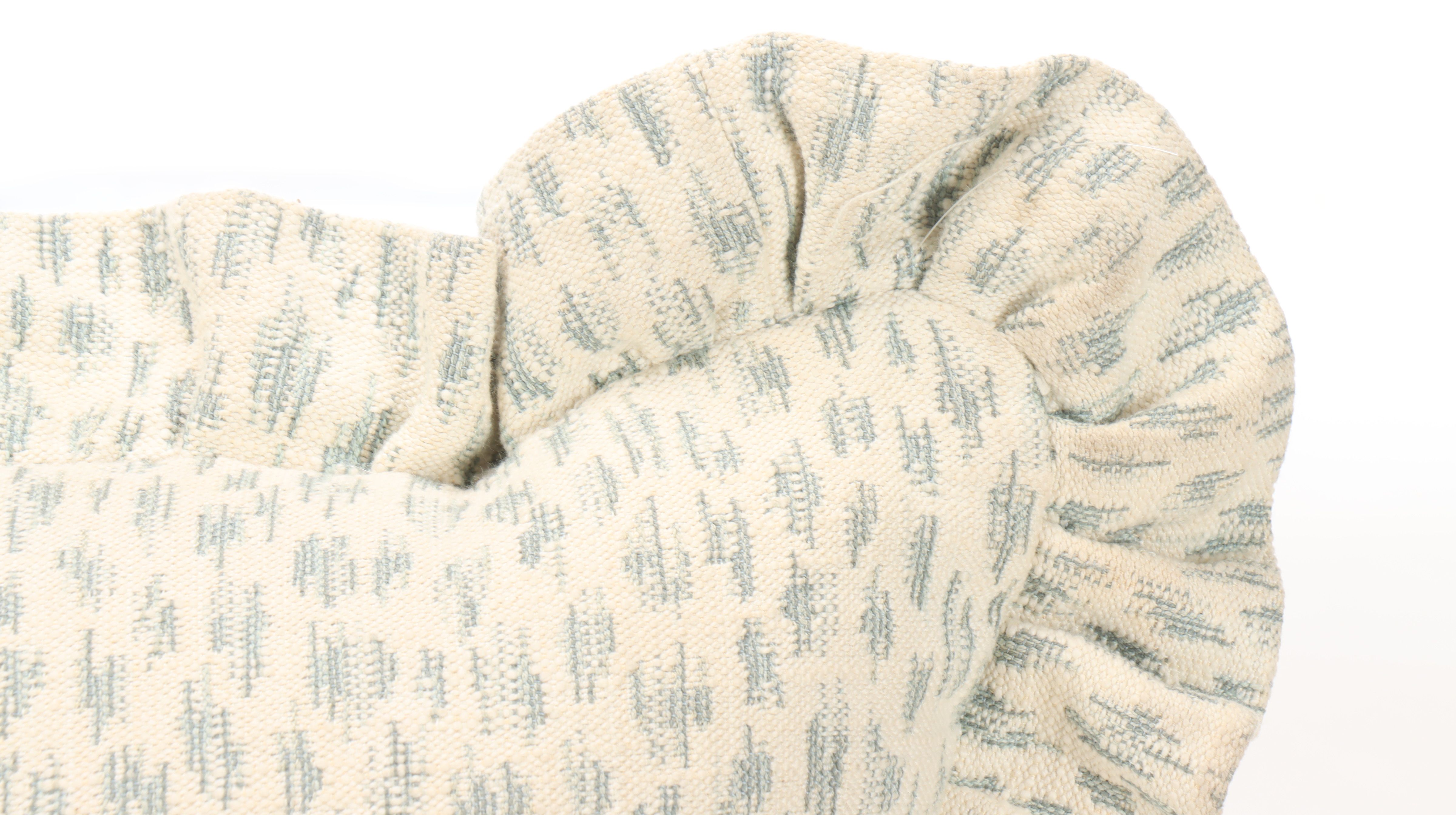 Green Polyester and Velvet Accent Pillows