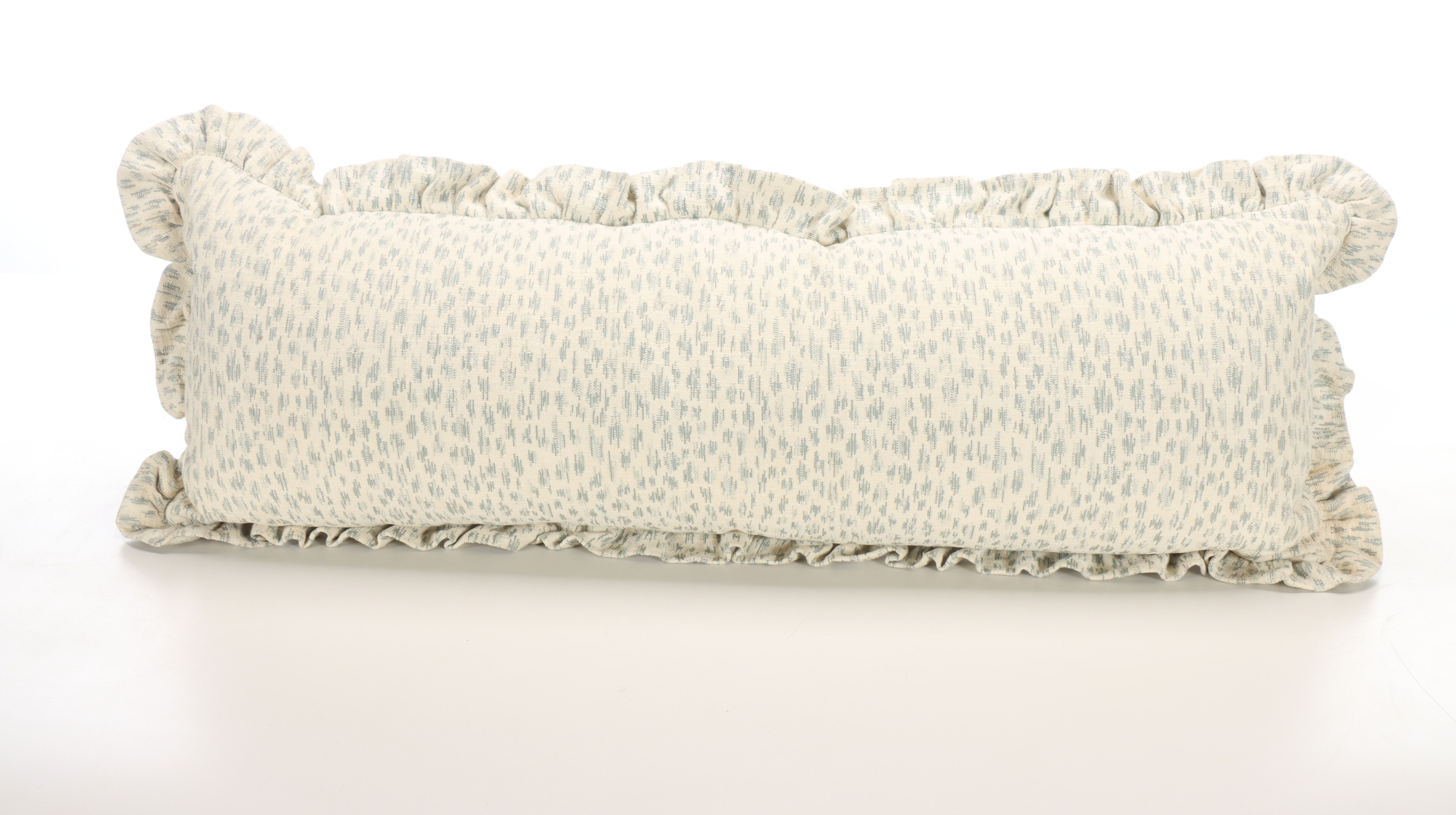 Green Polyester and Velvet Accent Pillows